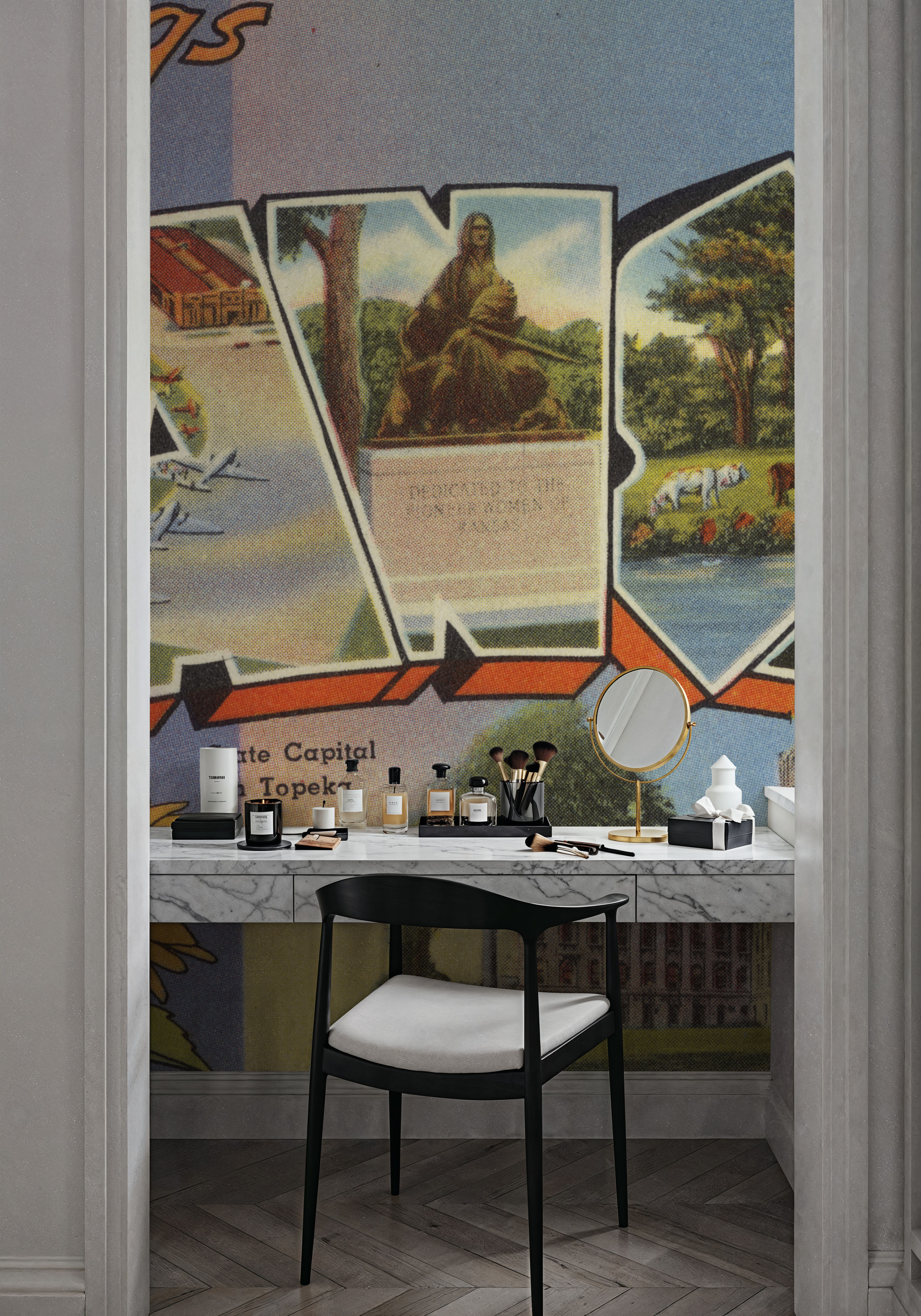 Greetings from Kansas - Screenprint Postcard