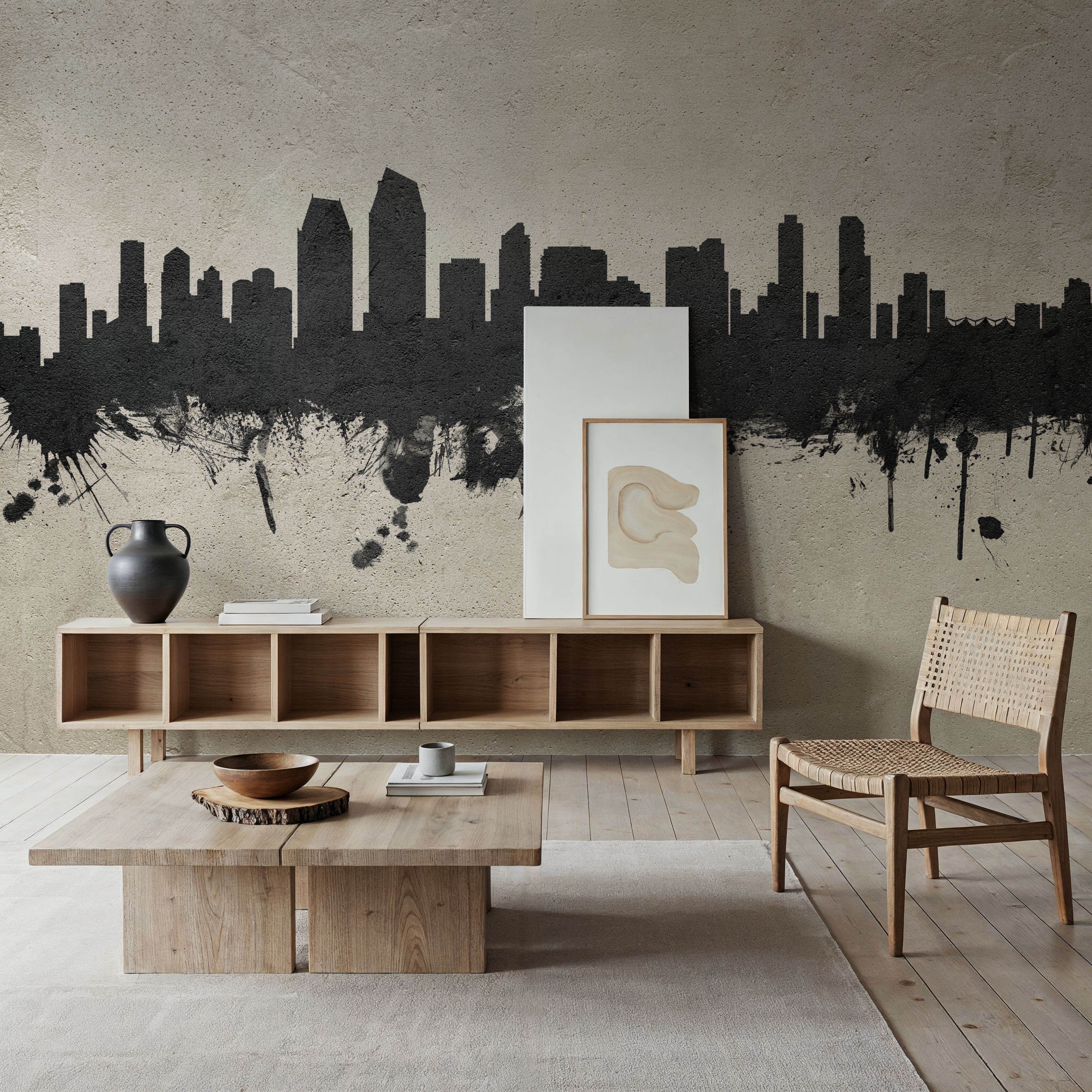 San Diego California Skyline Concrete