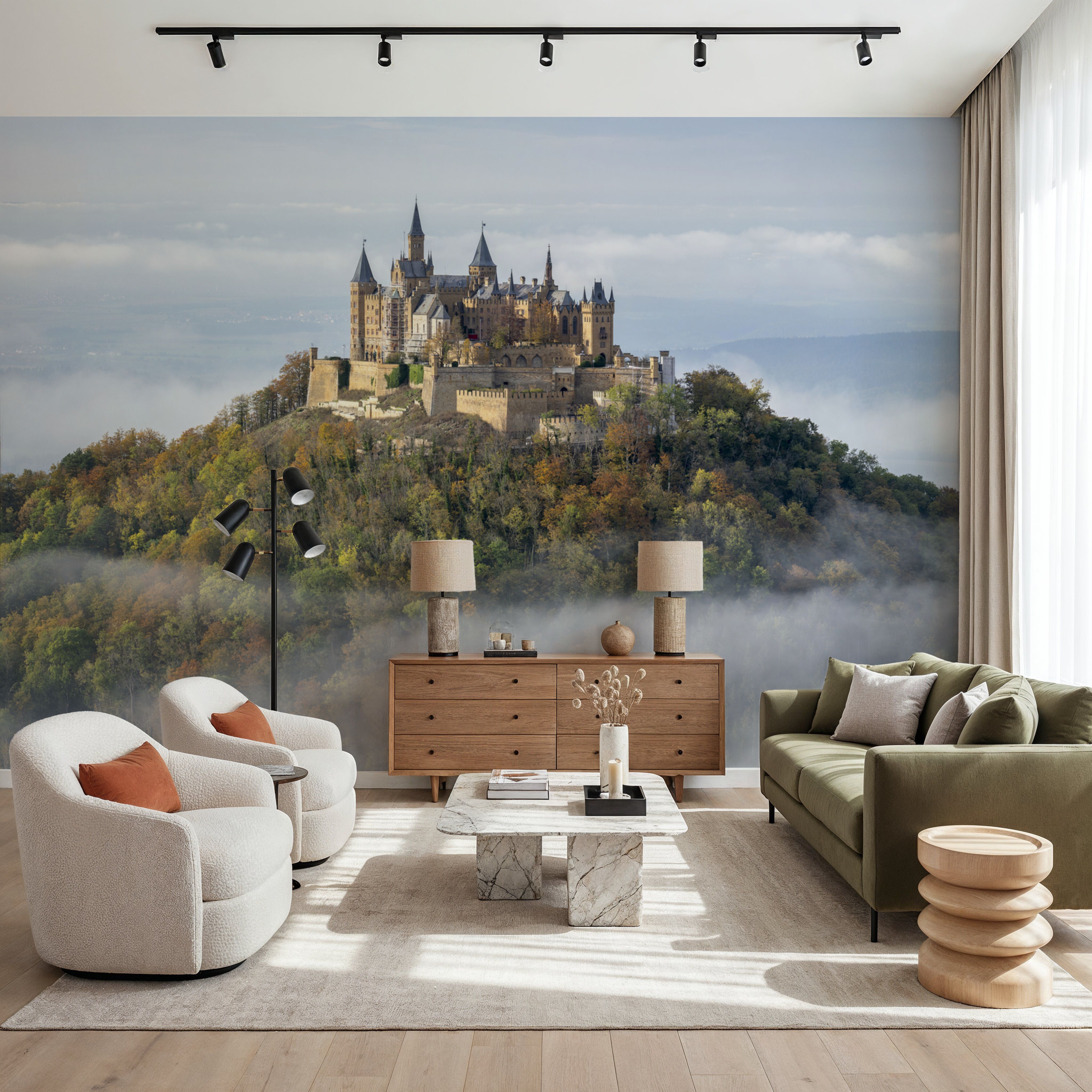 Hohenzollern Castle in Fall