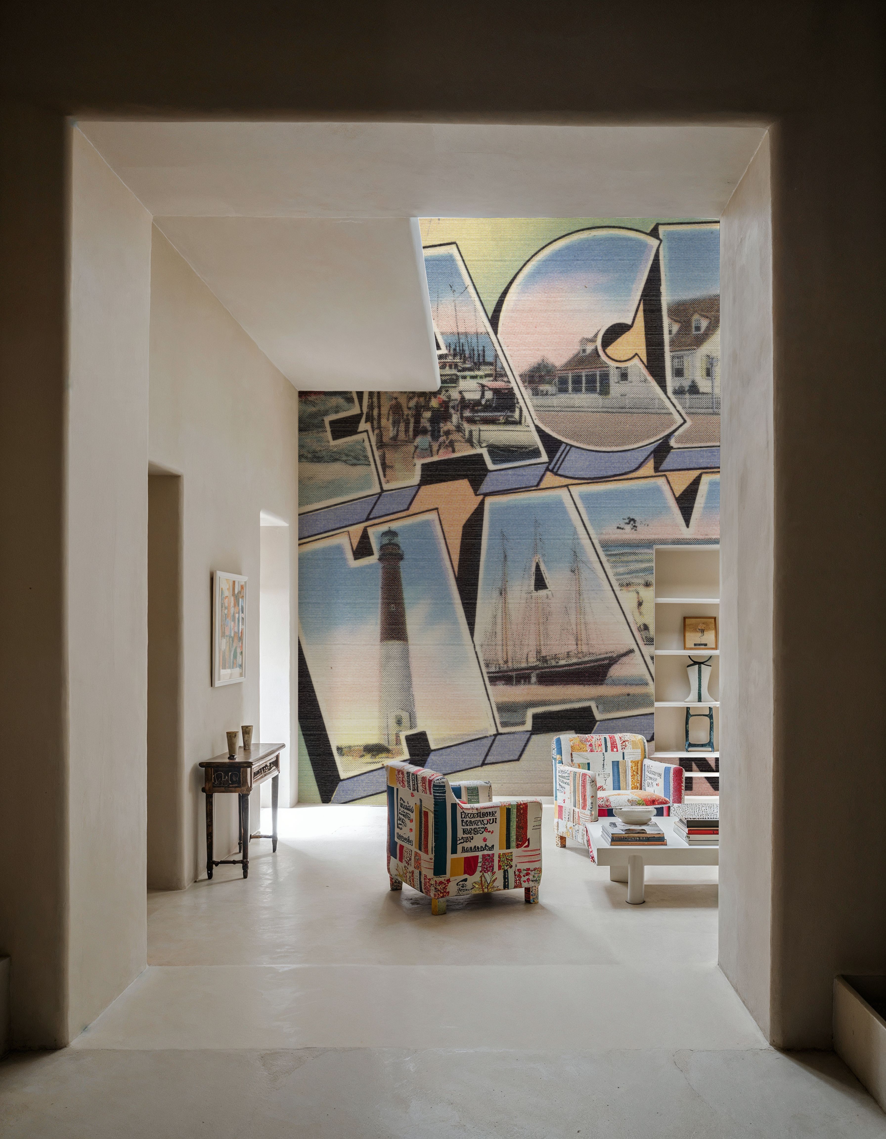 Greetings from Beach Haven - Screenprint Postcard