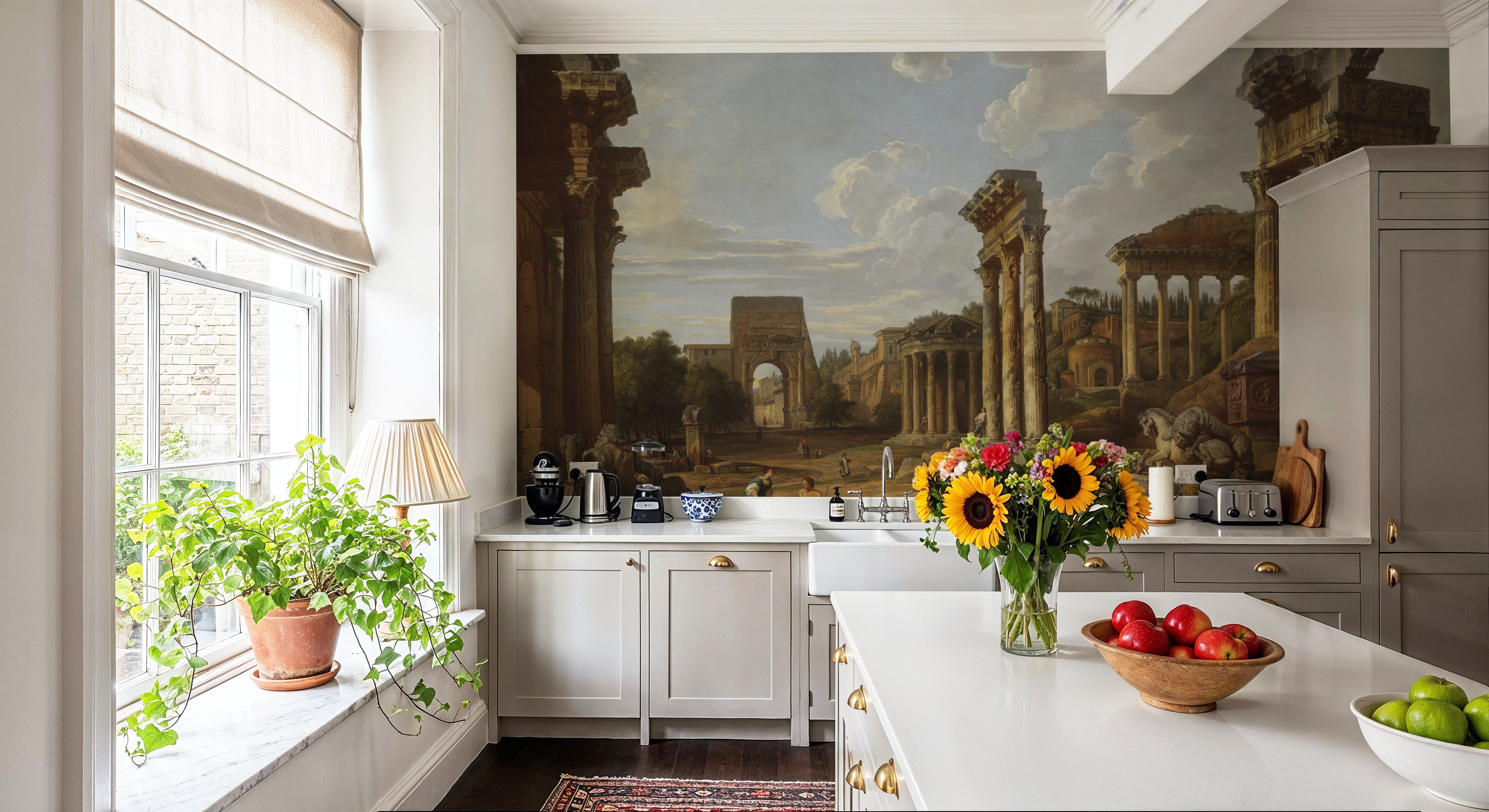 A Capriccio of the Roman Forum, Tapeet