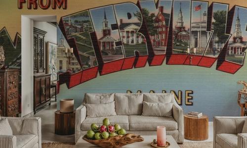 Greetings from Waterville - Screenprint Postcard