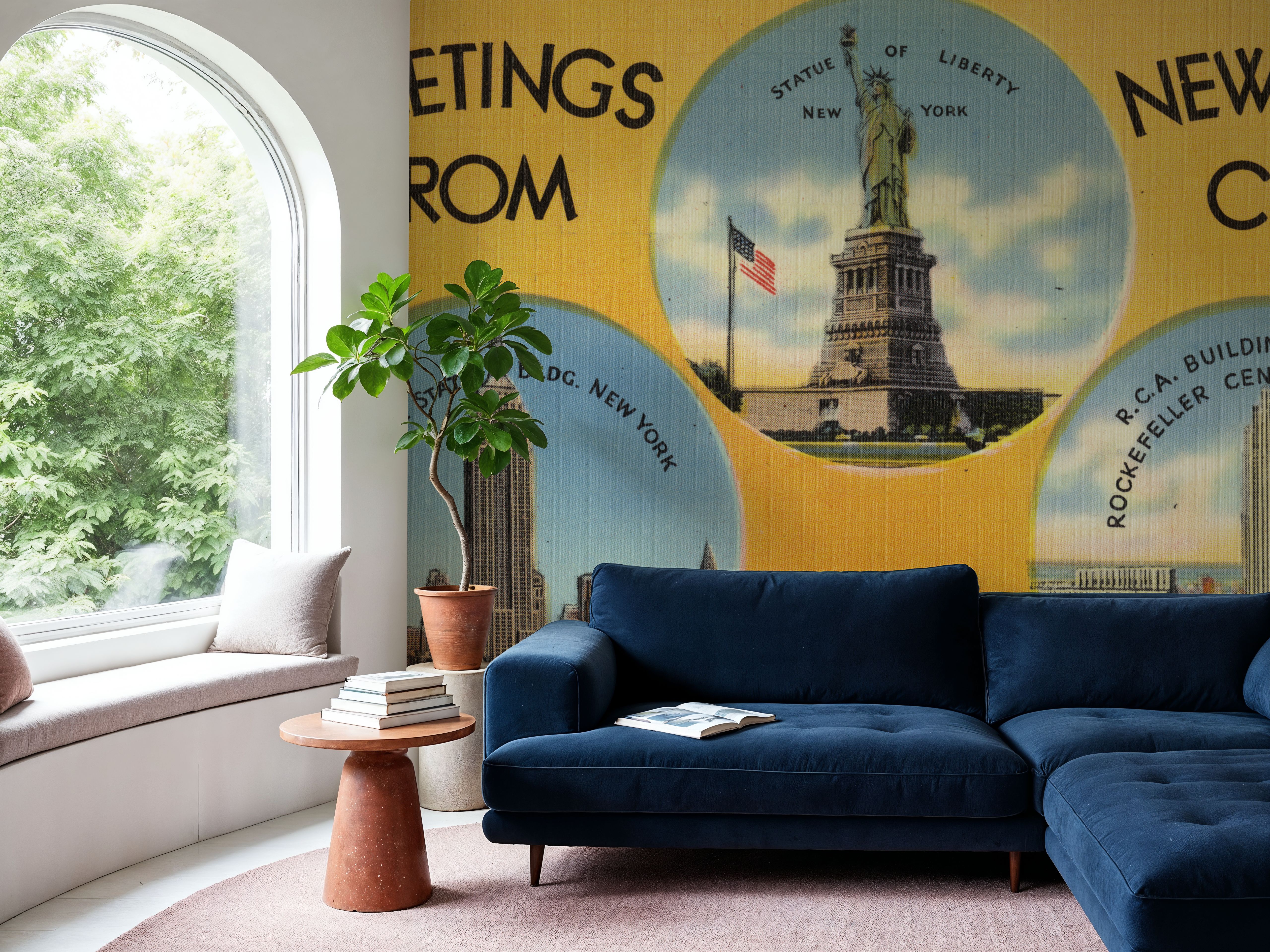 Greetings from New York City - Screenprint Postcard