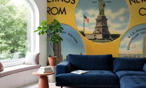 Greetings from New York City - Screenprint Postcard
