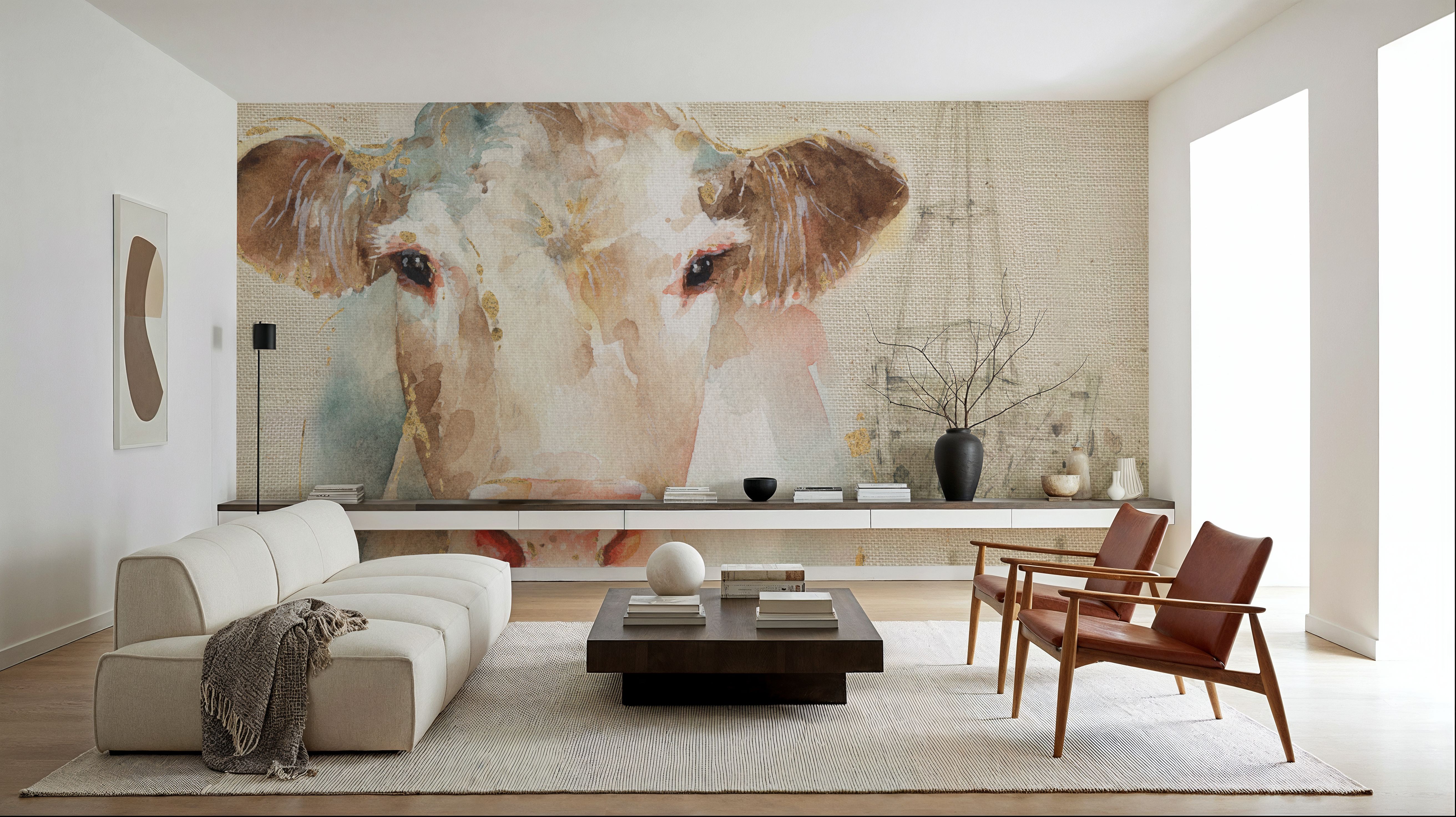 Farm Friends II on Burlap