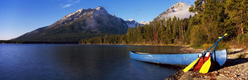 Mountain Lake Canoe