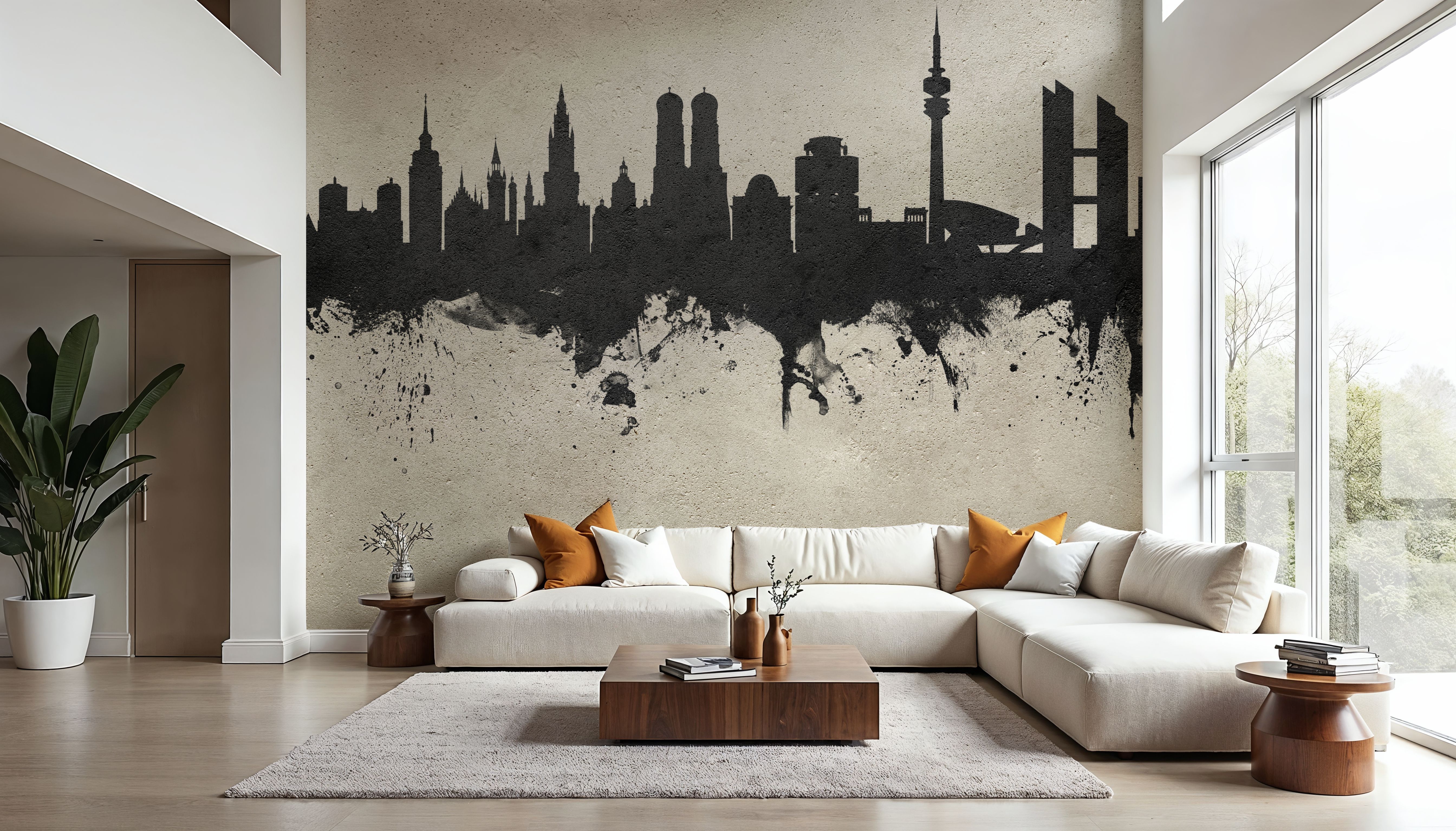 Munich Skyline Concrete