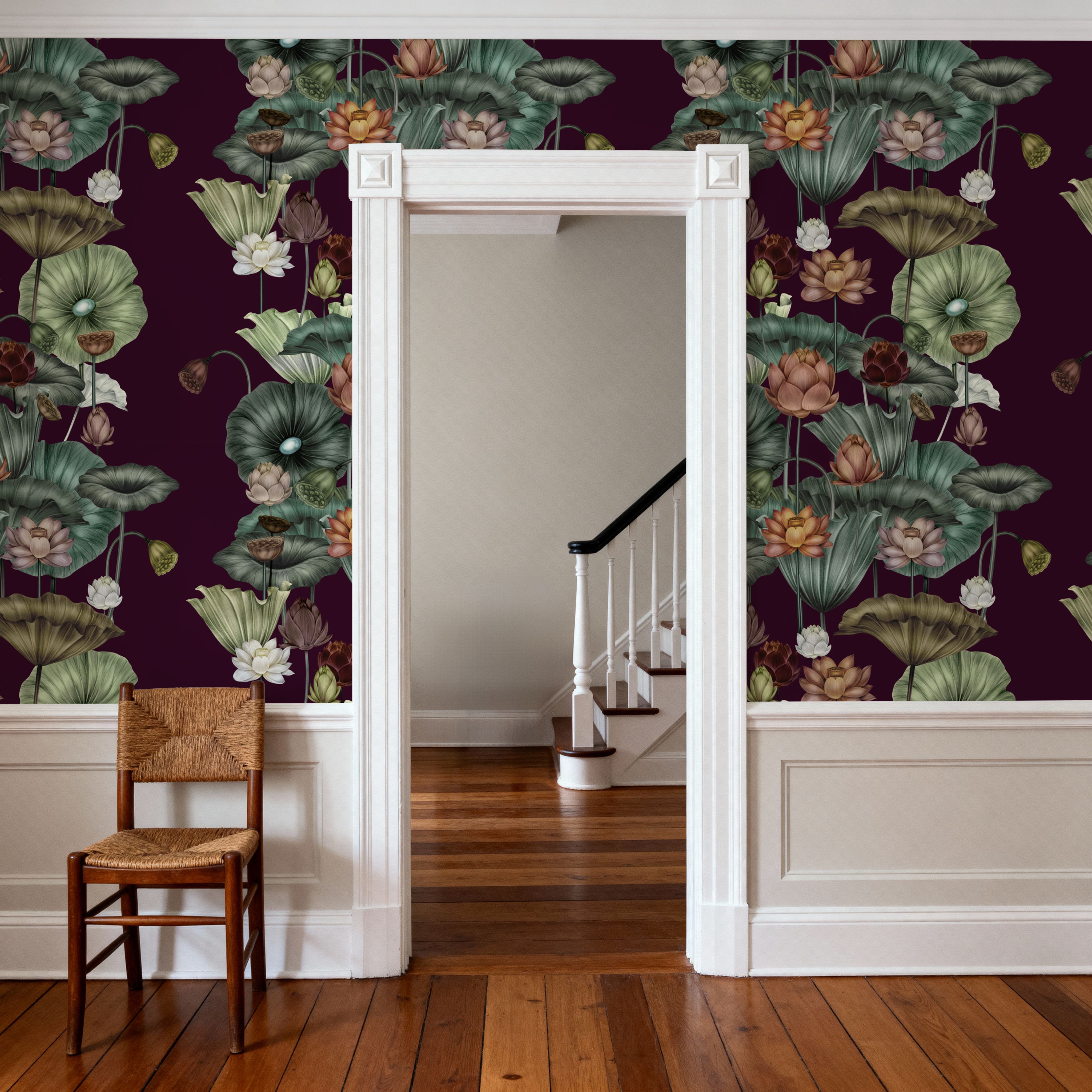 Magical Lotus, Burgundy