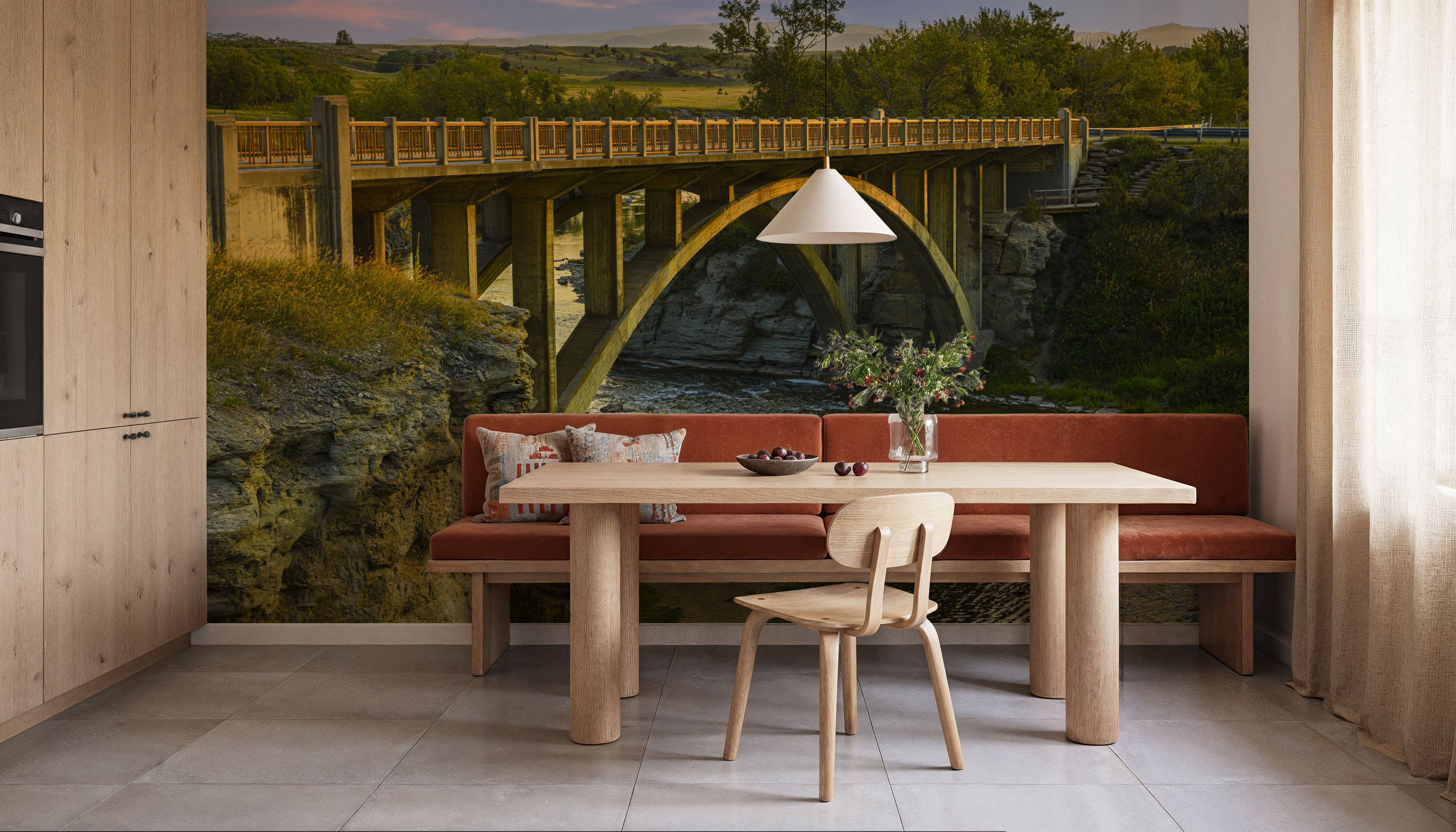 Lundbreck Falls Bridge, Wallpaper