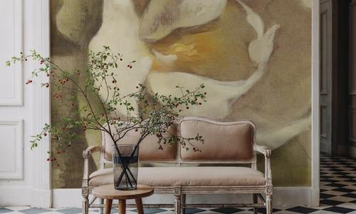 White Blossom on Canvas