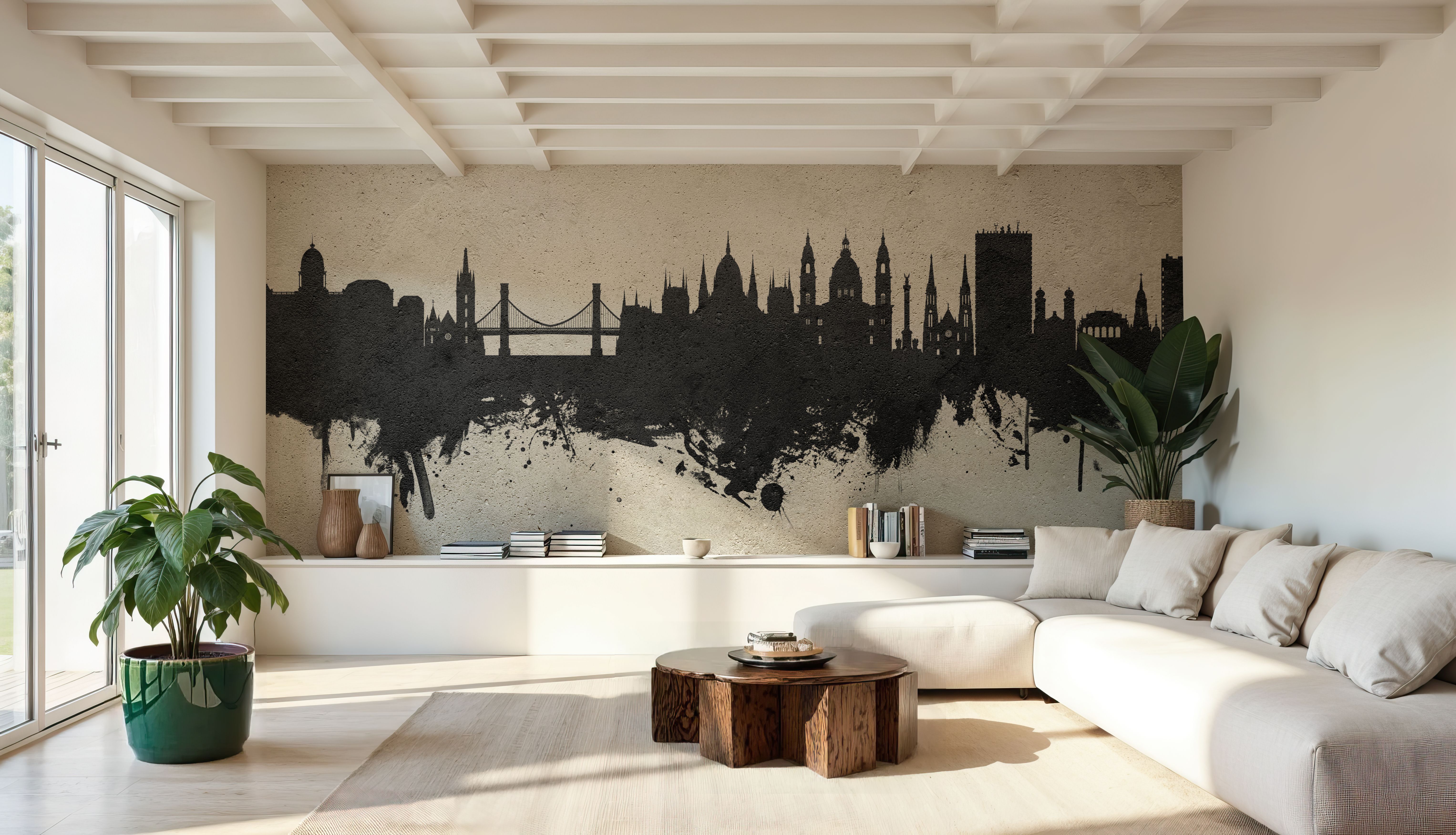 Budapest Skyline Concrete