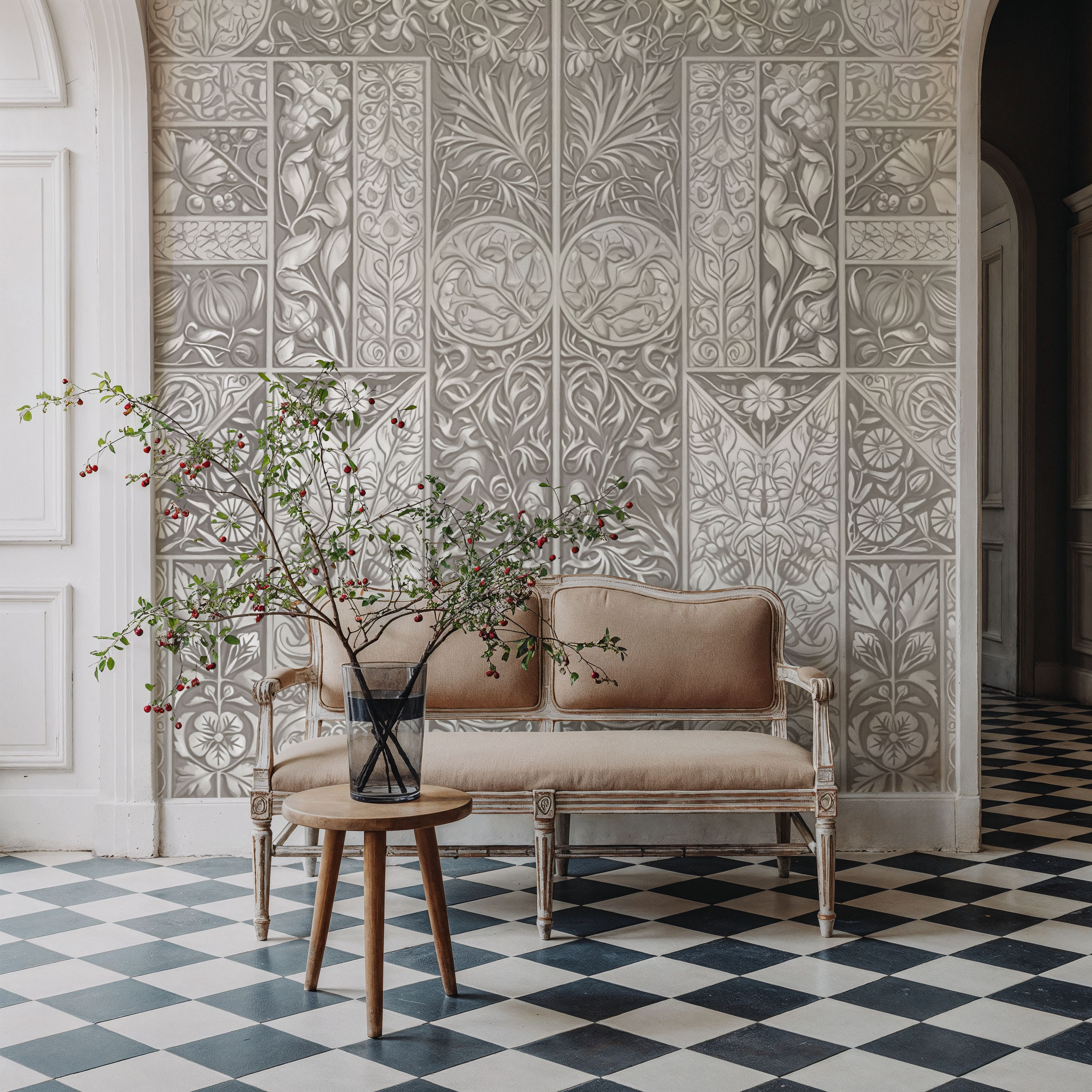 Flower Collection, Ecru