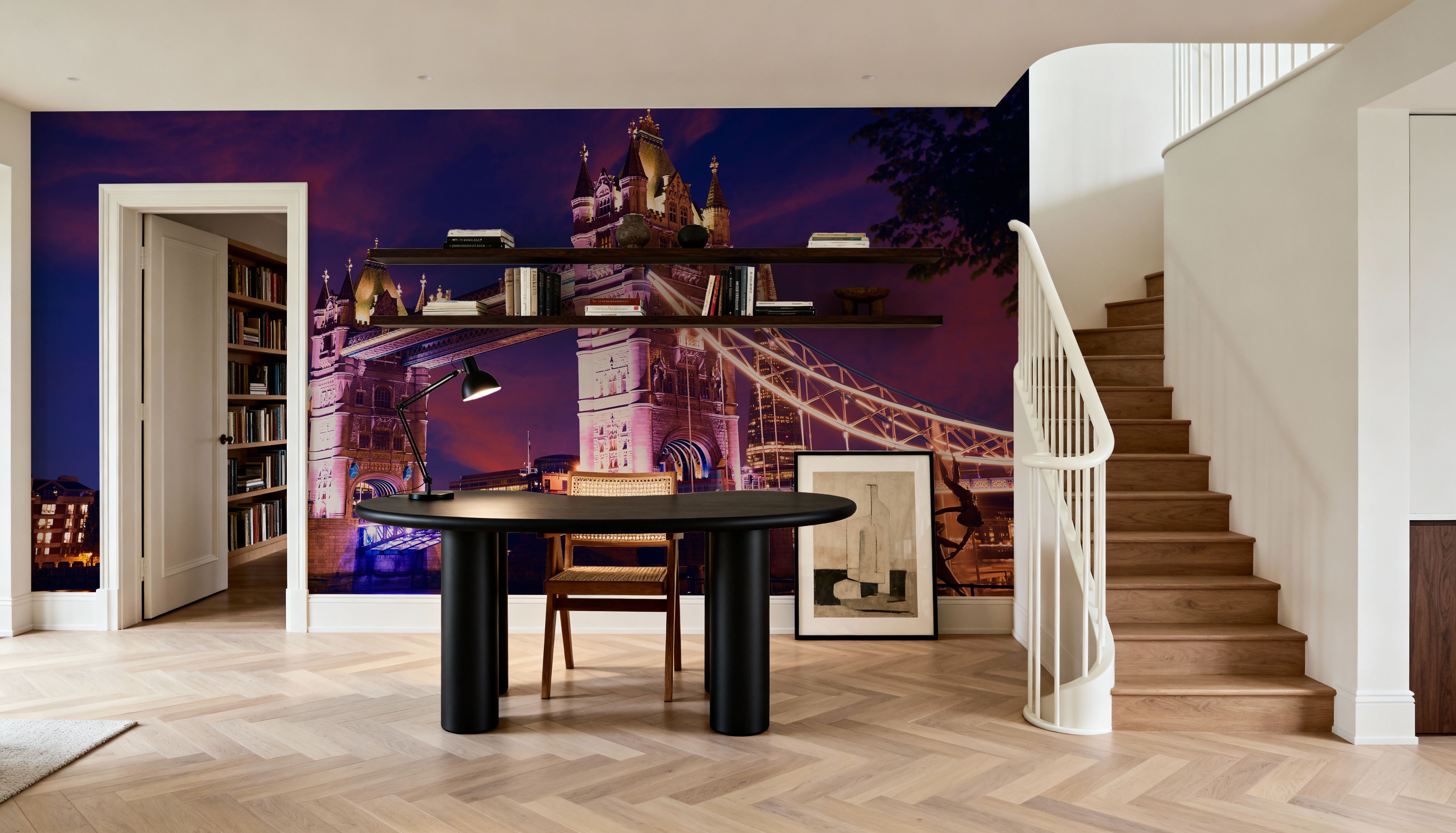 Purple Twilight Bridge