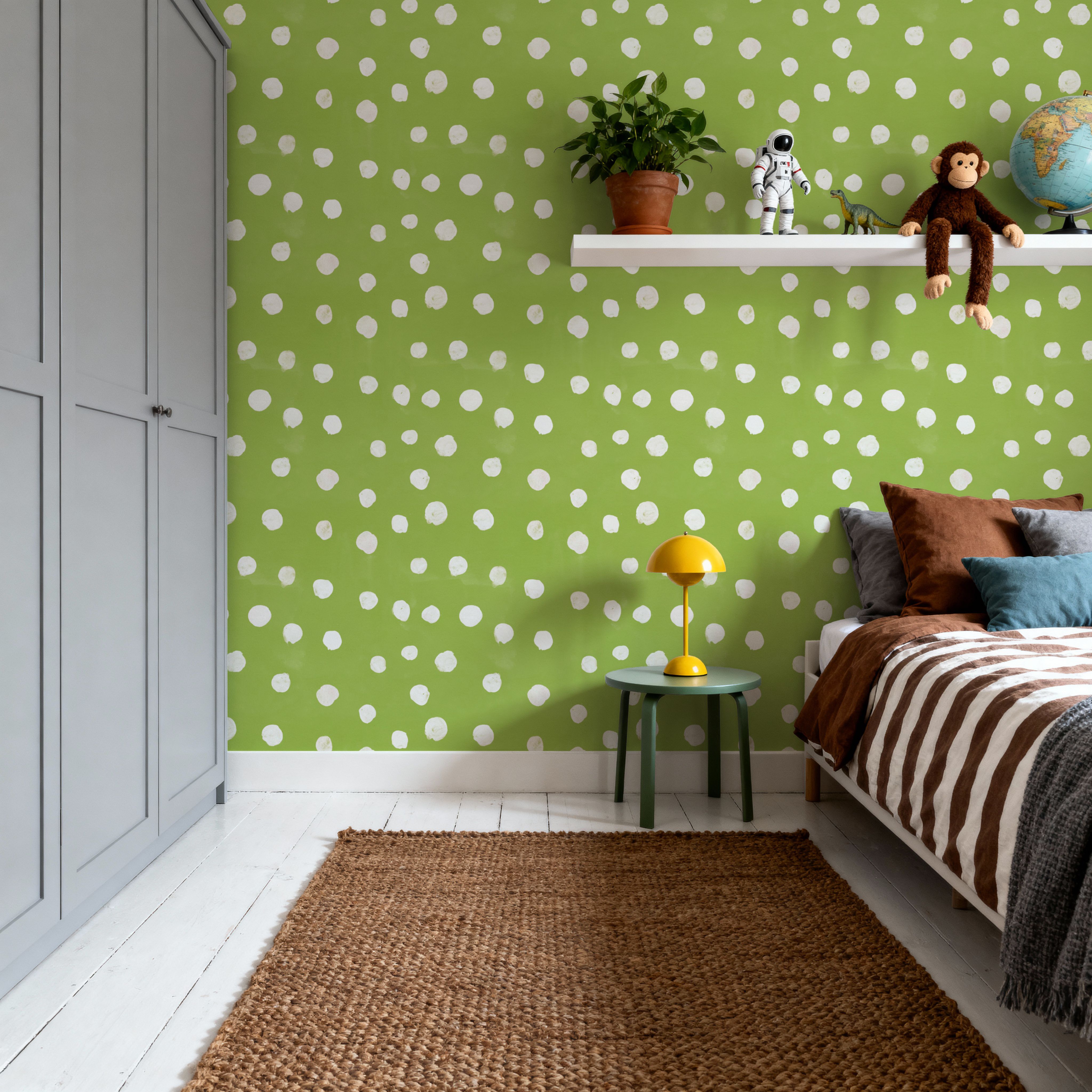 Mellow Dots Light Green