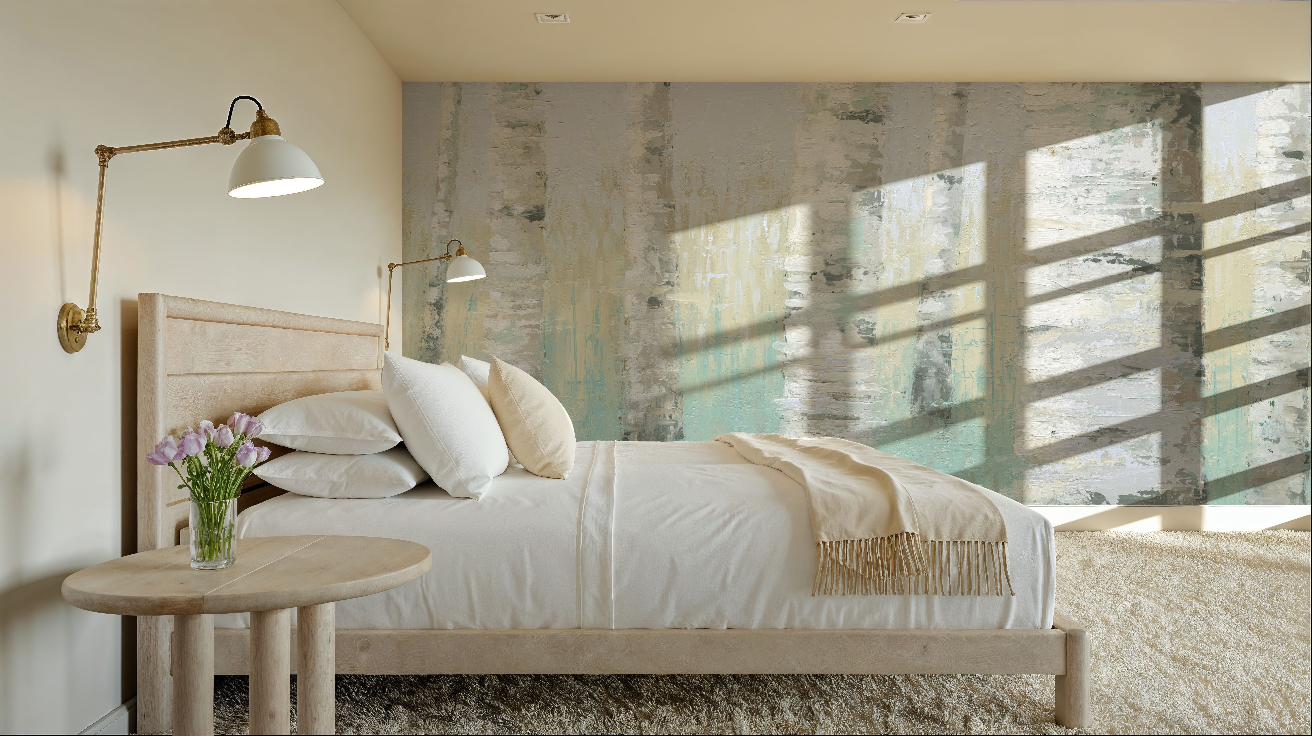 Blue Birch, Papier peint