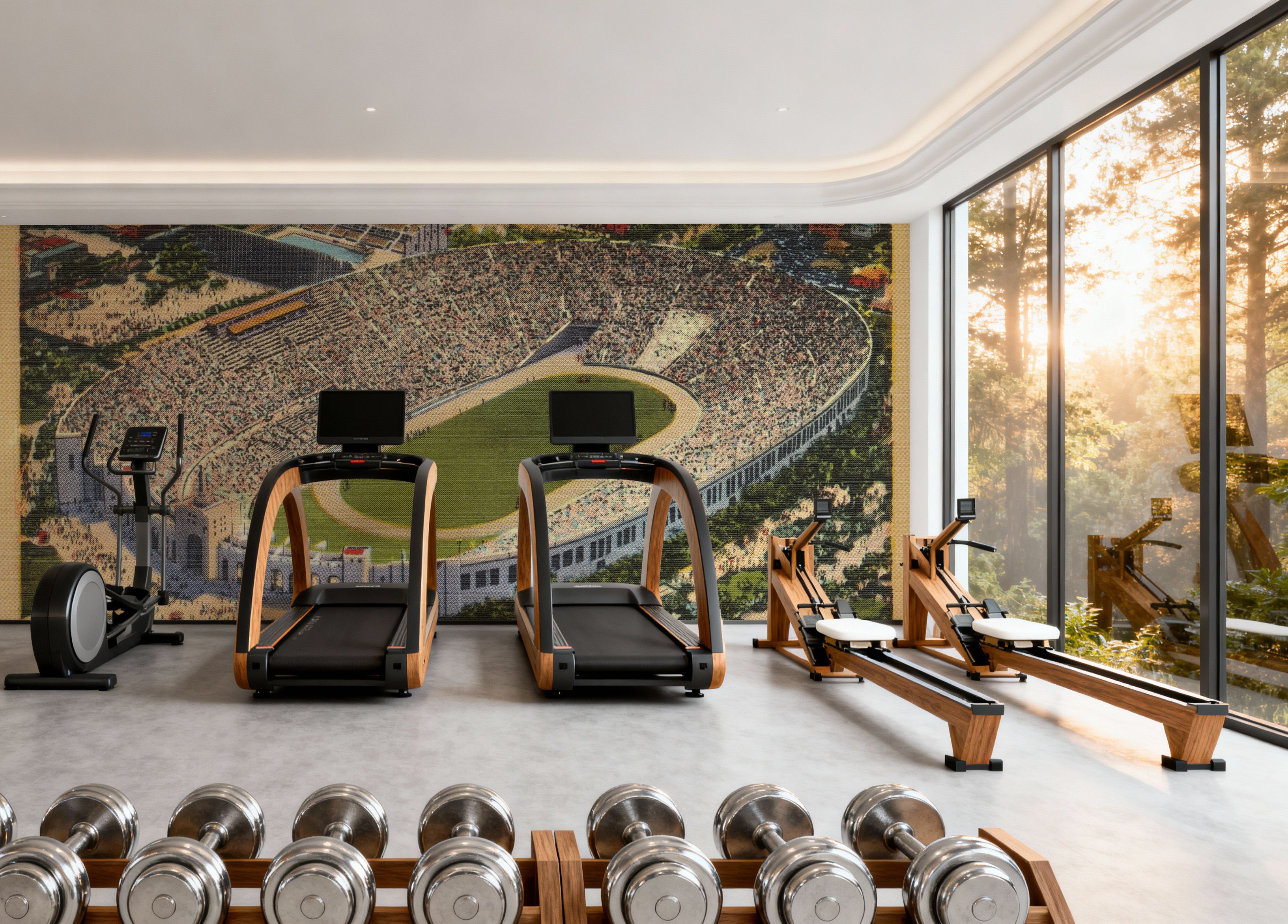 Greetings from LA Coliseum - Screenprint Postcard