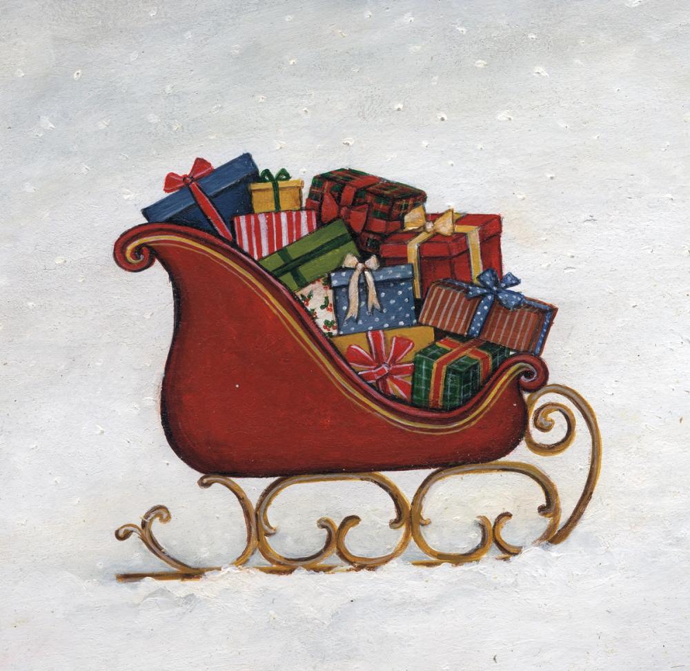 Deck The Halls Sleigh