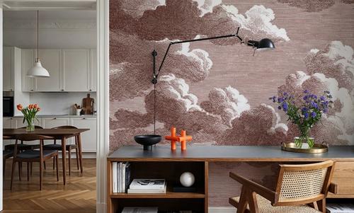 Intaglio Clouds, Chocolate