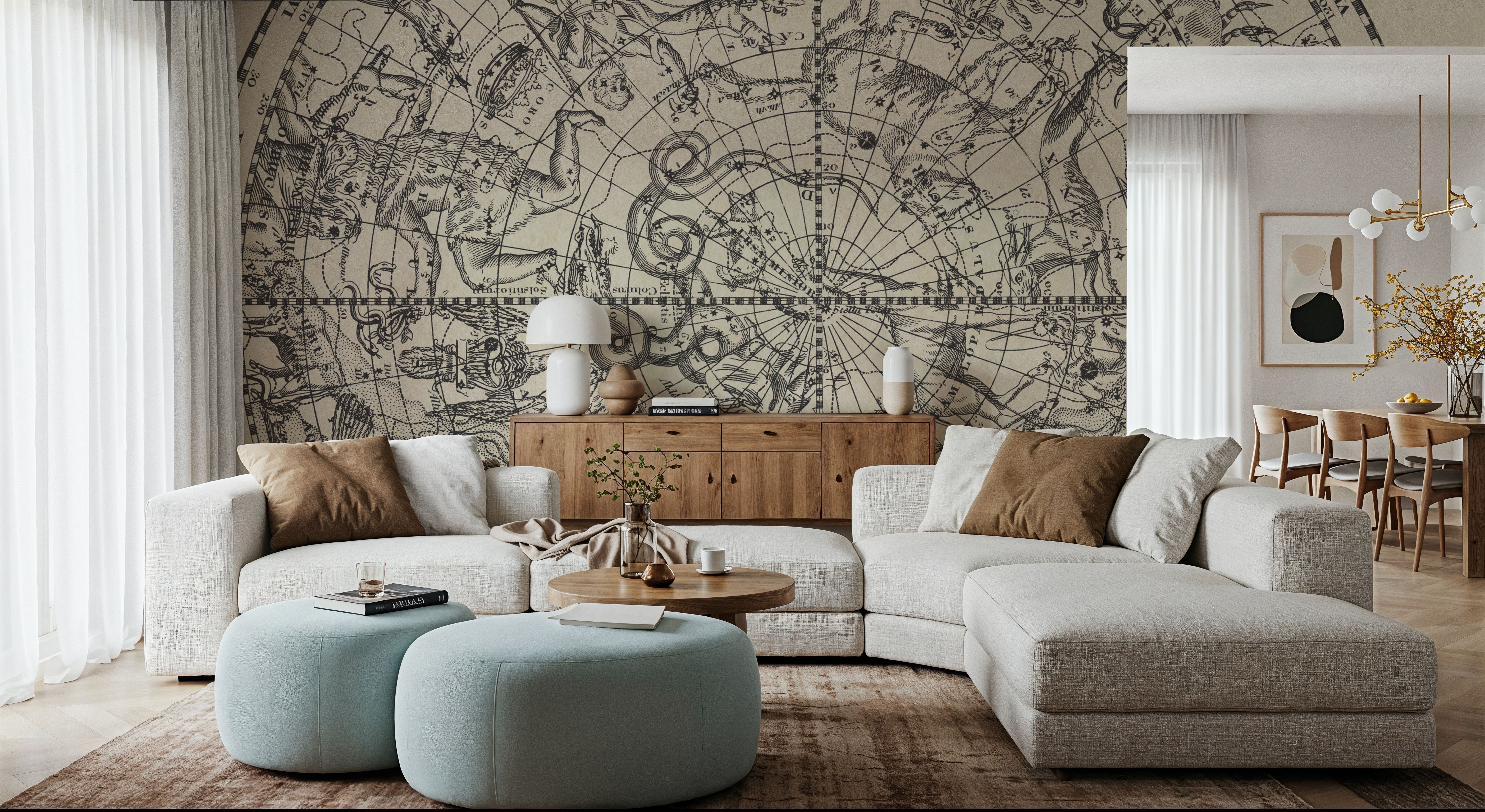 Celestial Blueprint, Tapeten