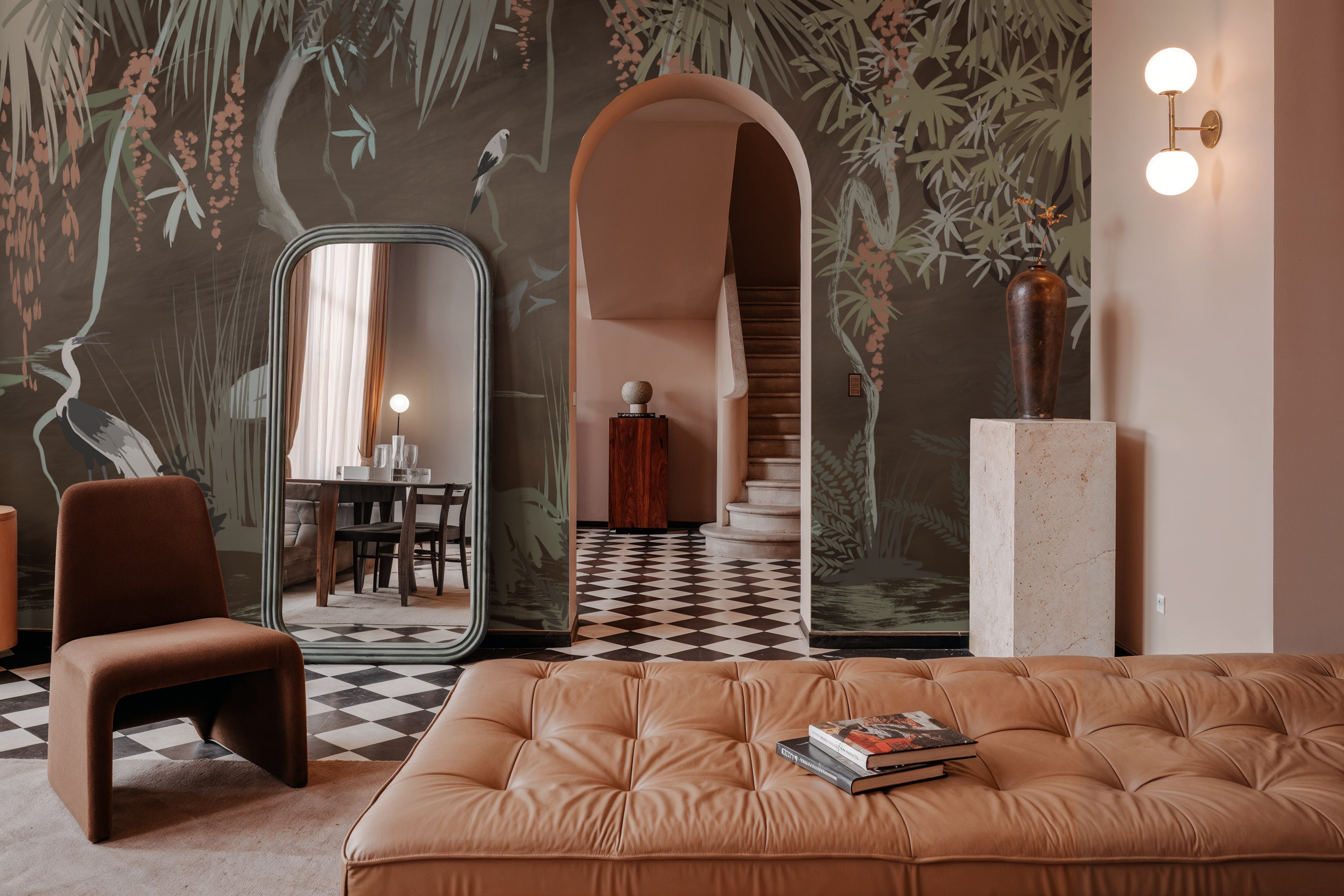 Painted Herons Scenery, Earth