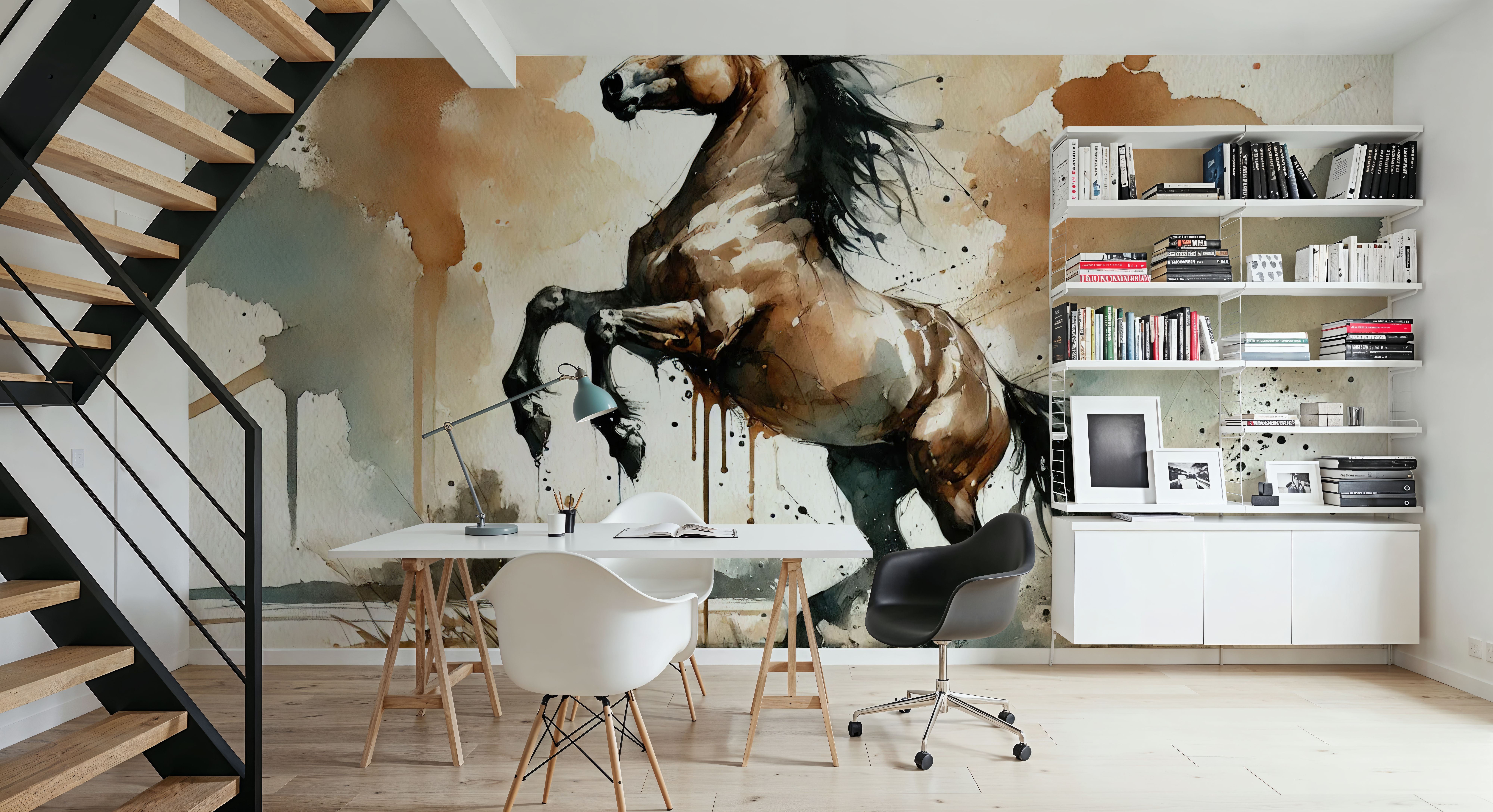 Fiery Horse Elegance