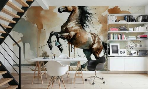 Fiery Horse Elegance