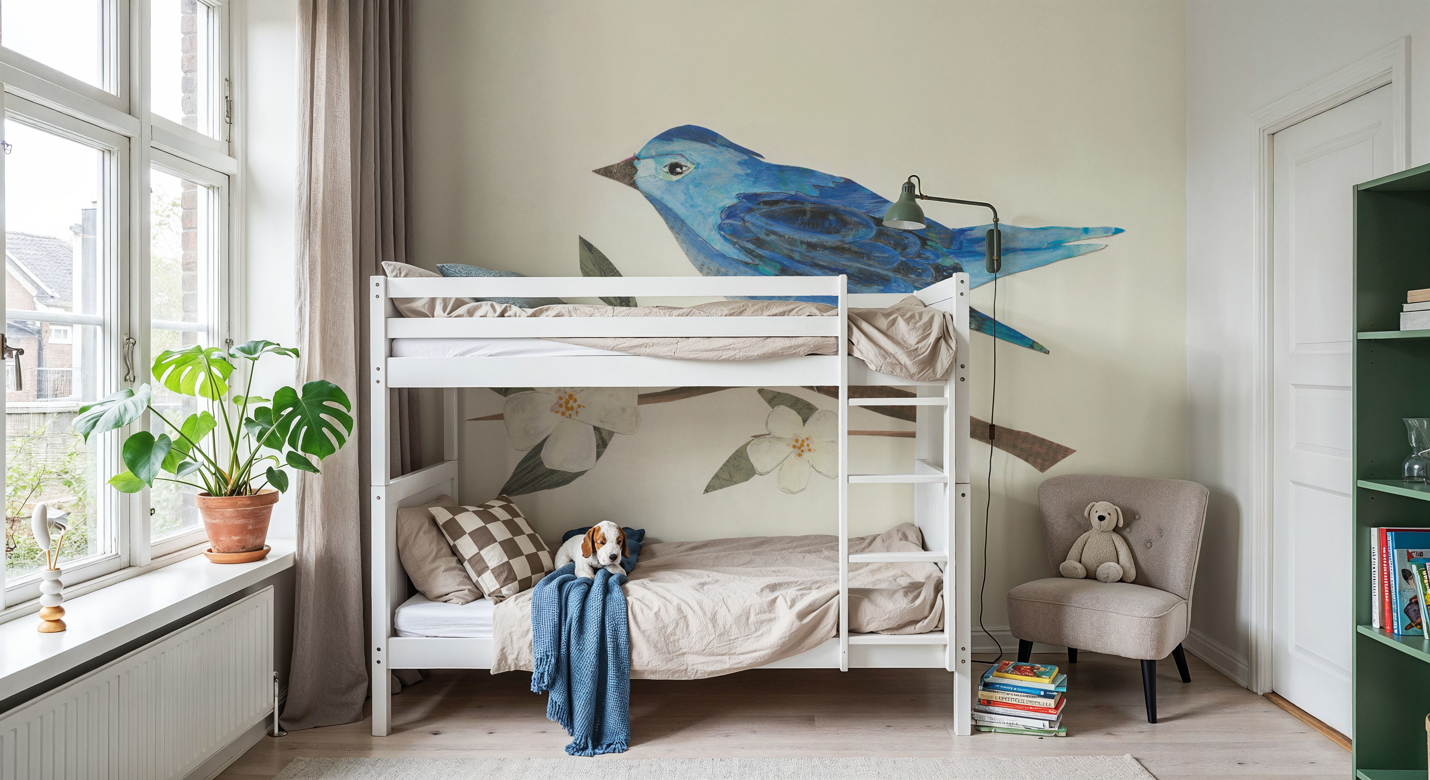 Blue Paper Bird