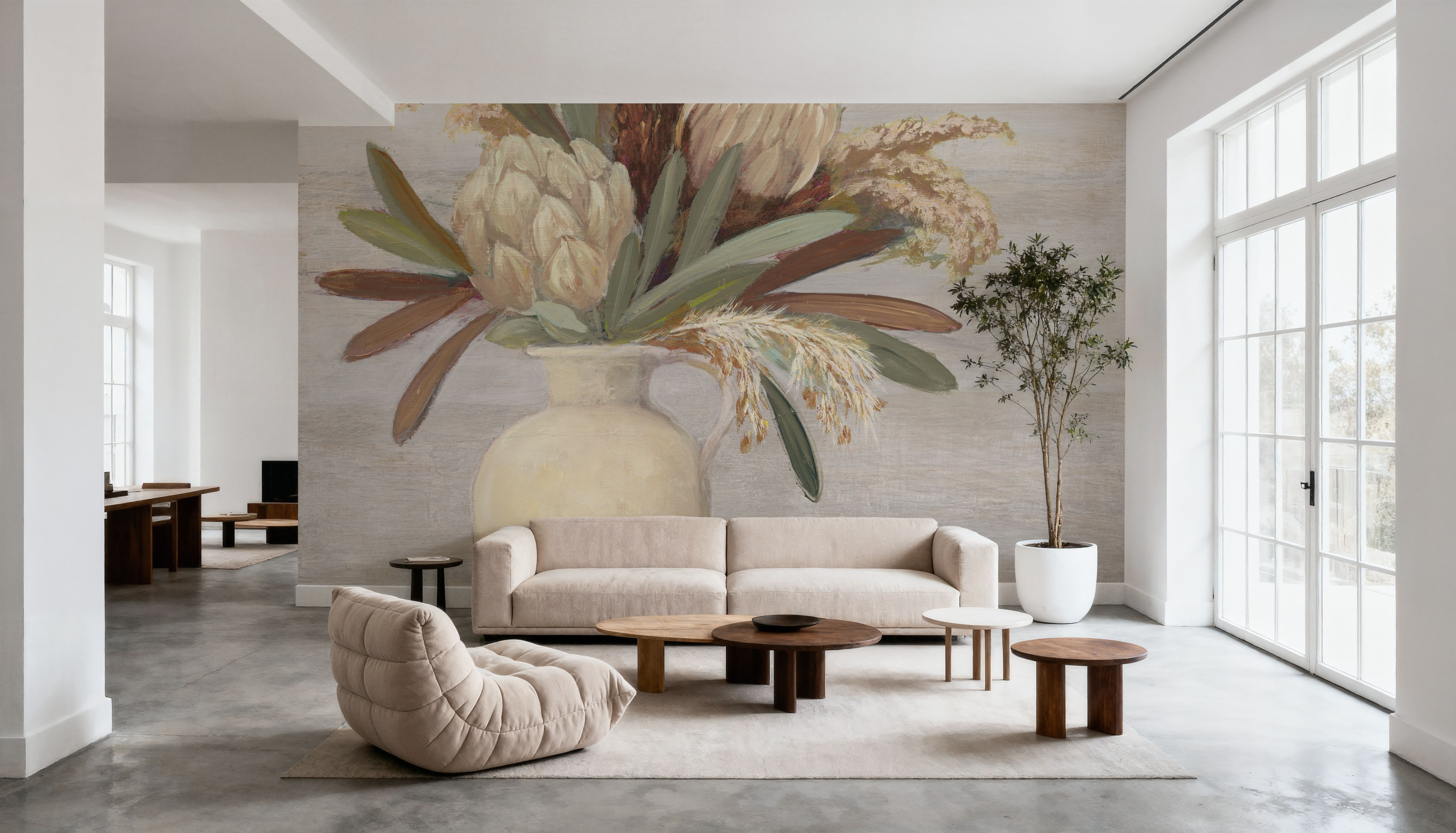 Protea Still Life II Neutral