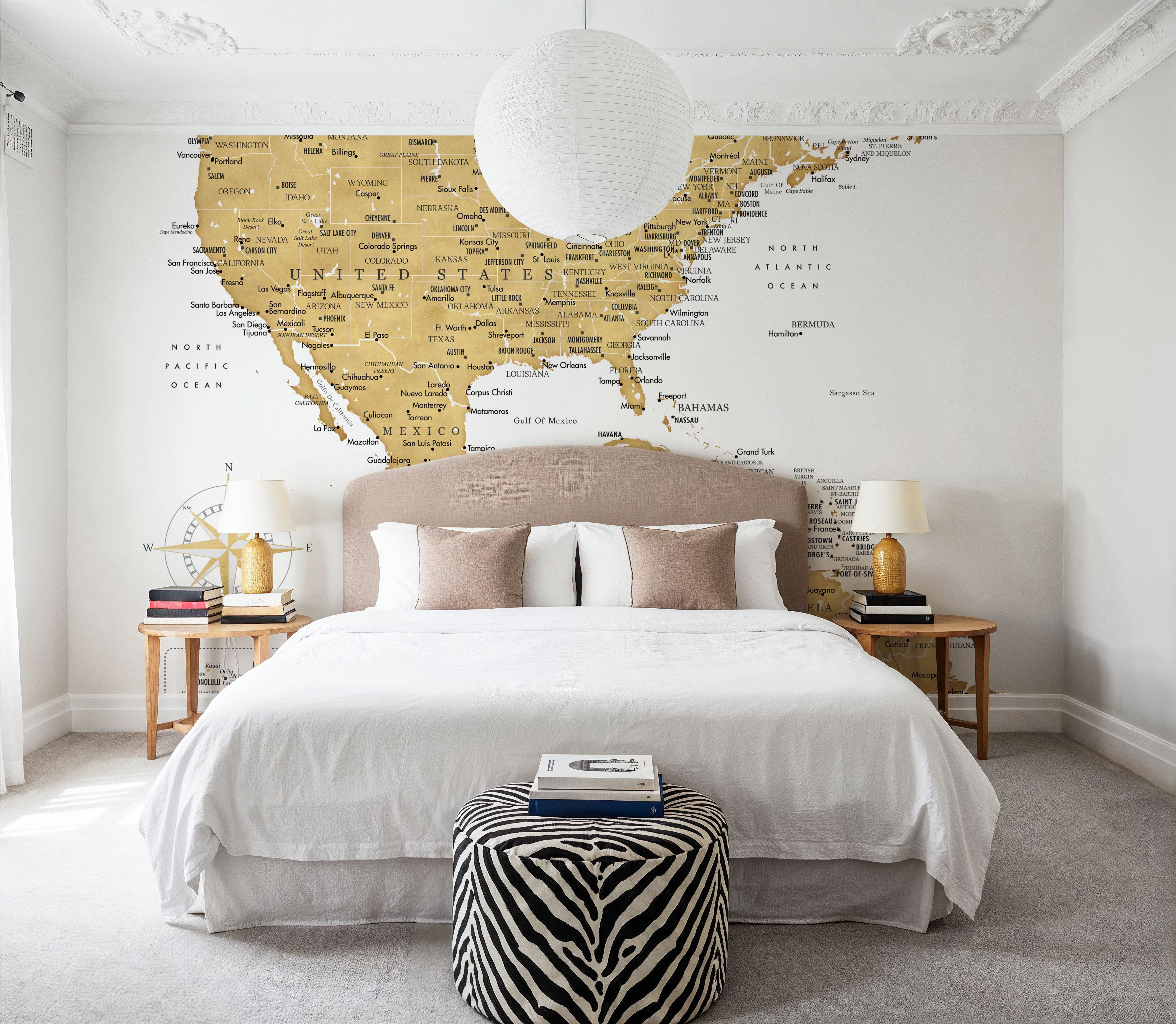 US Mexico Caribbean Map - Rosie