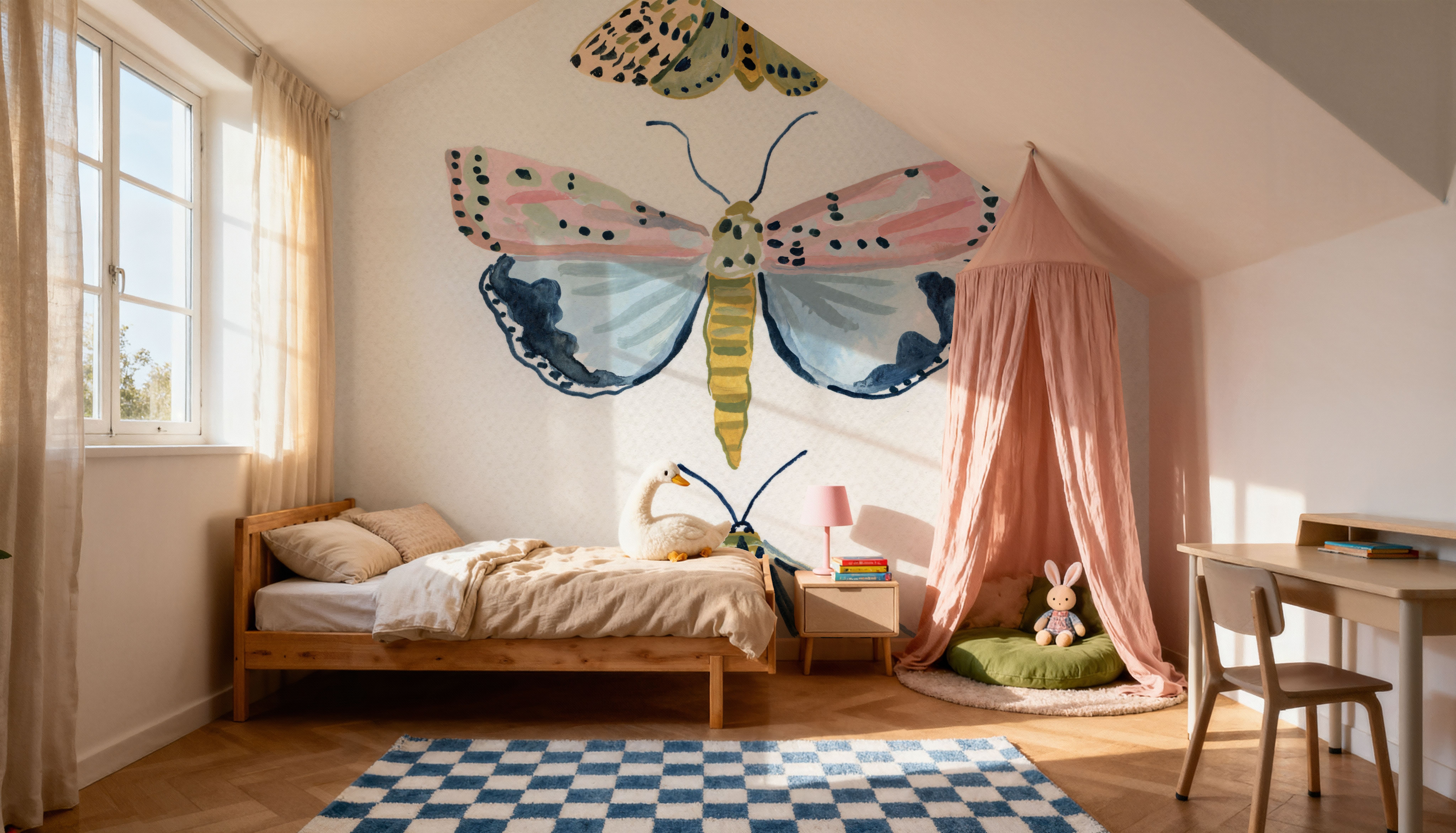 Pastel Moths I