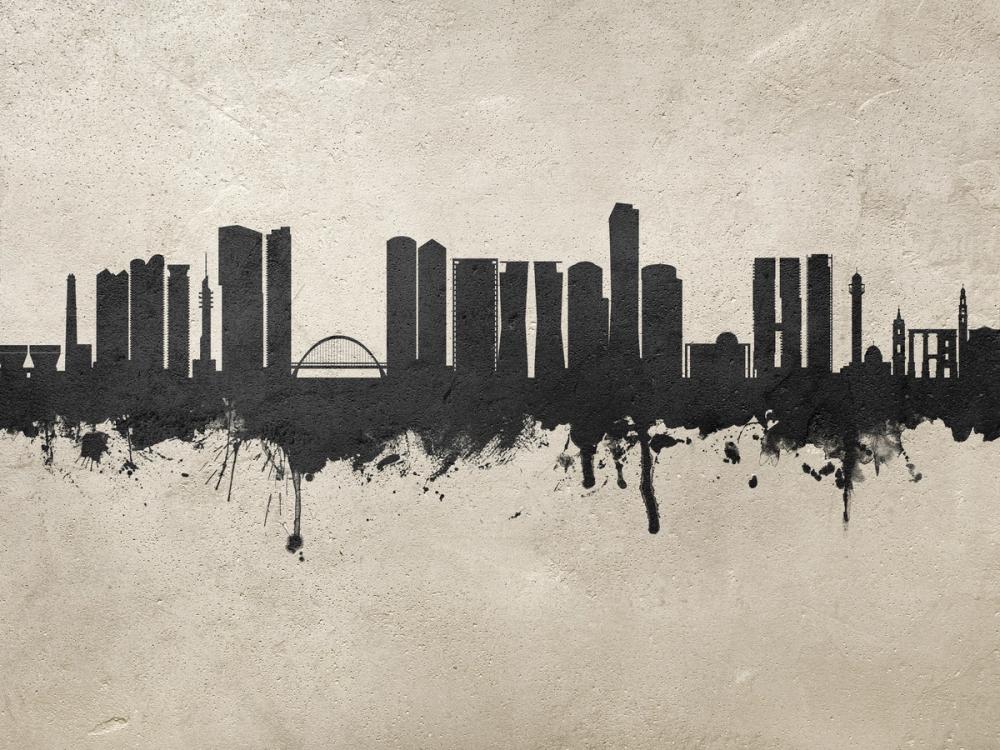 Tel Aviv Skyline Concrete