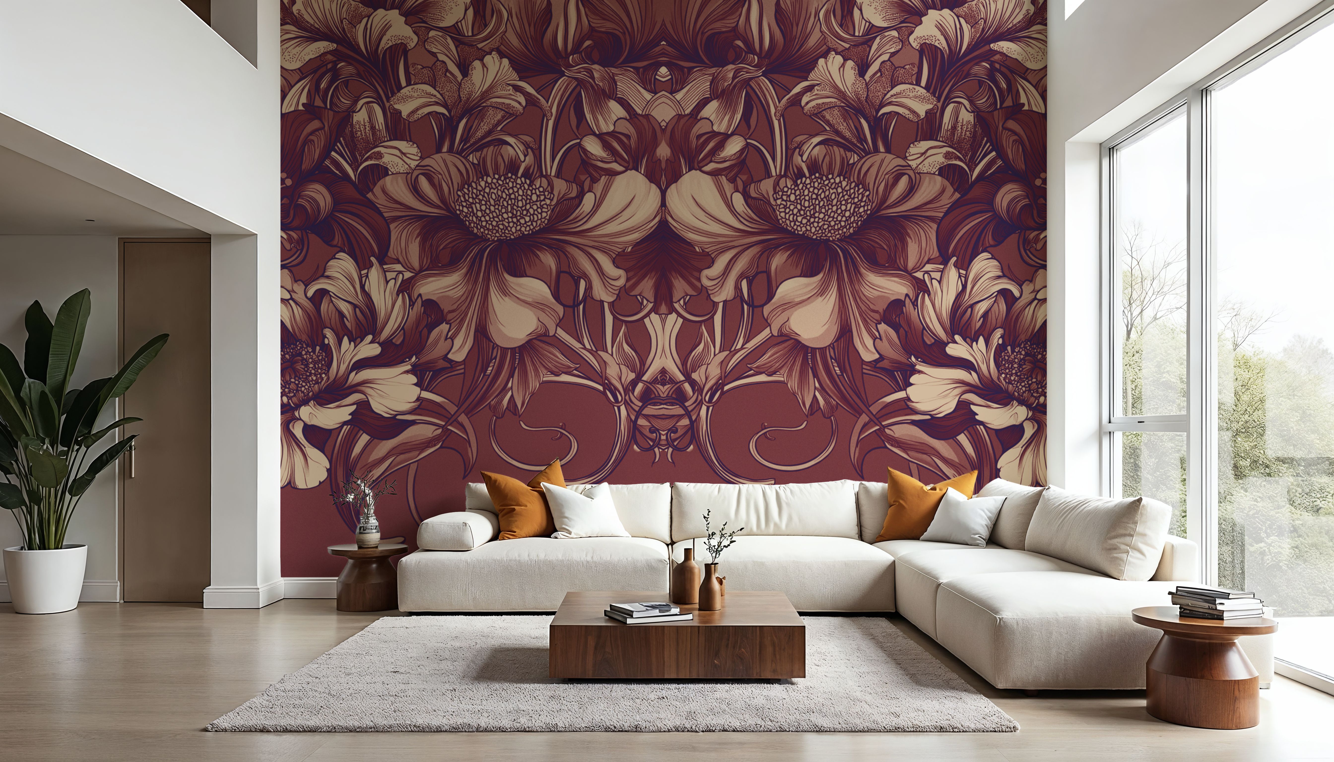 Fotomurale - Scandi Flower VI - Camera da letto - Wallism Italia - Incollare al muro o Autoadesivo