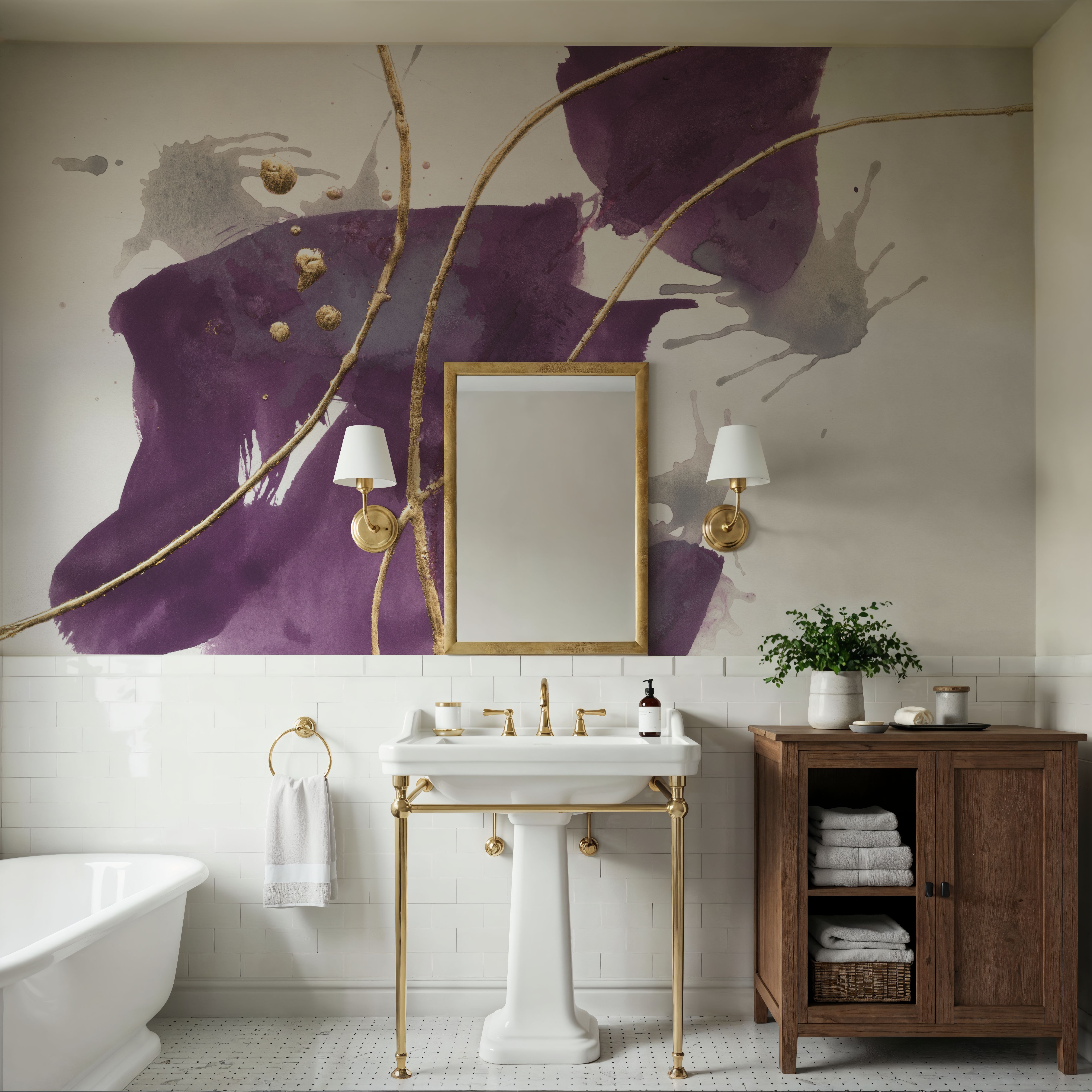 Plum and Bright I