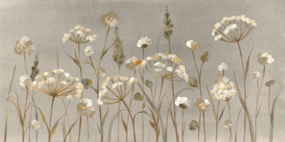 Delicate Garden Neutral Canvas