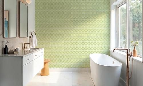 Amadora Squares Light Green