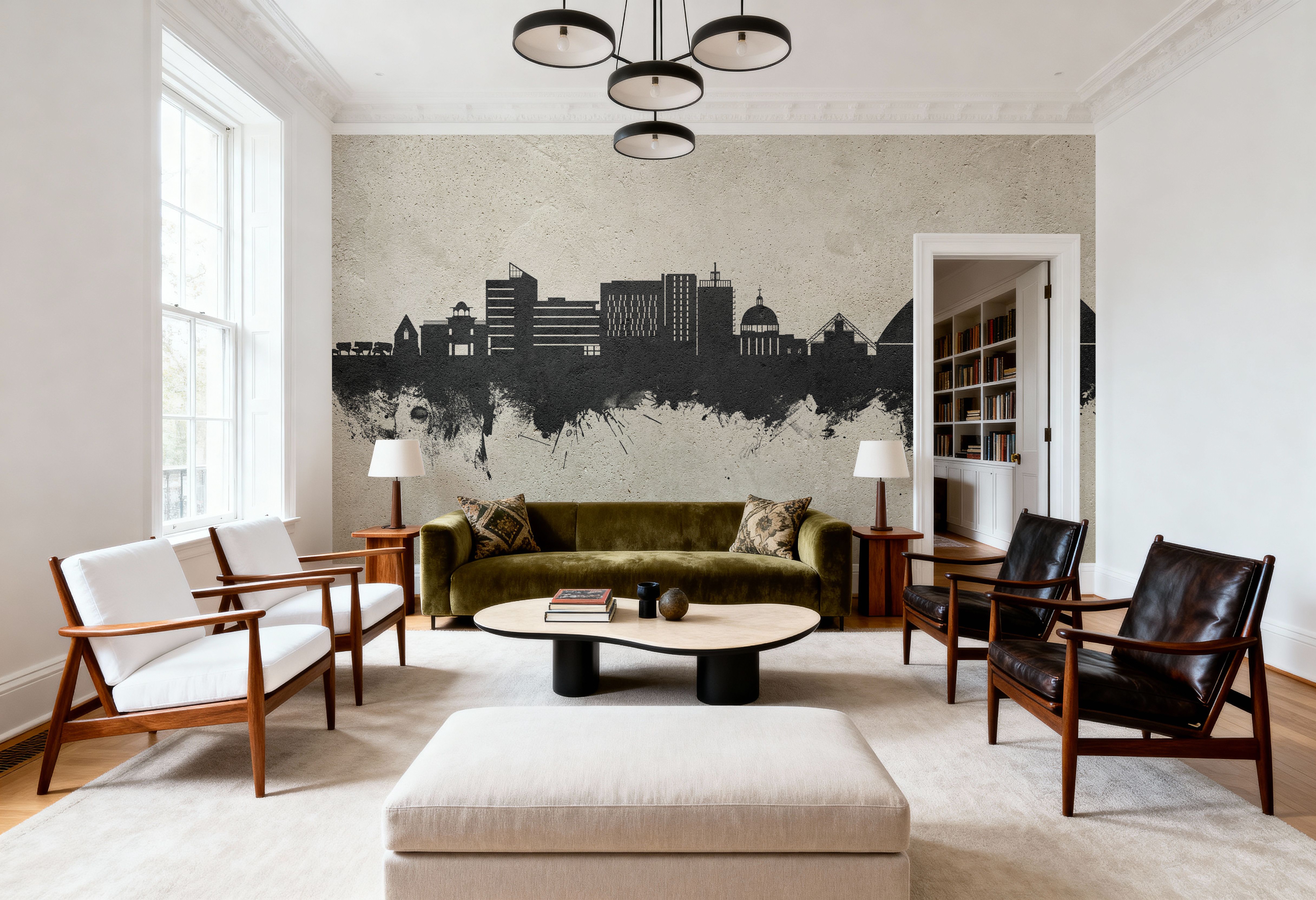 Milton Keynes England Skyline Concrete