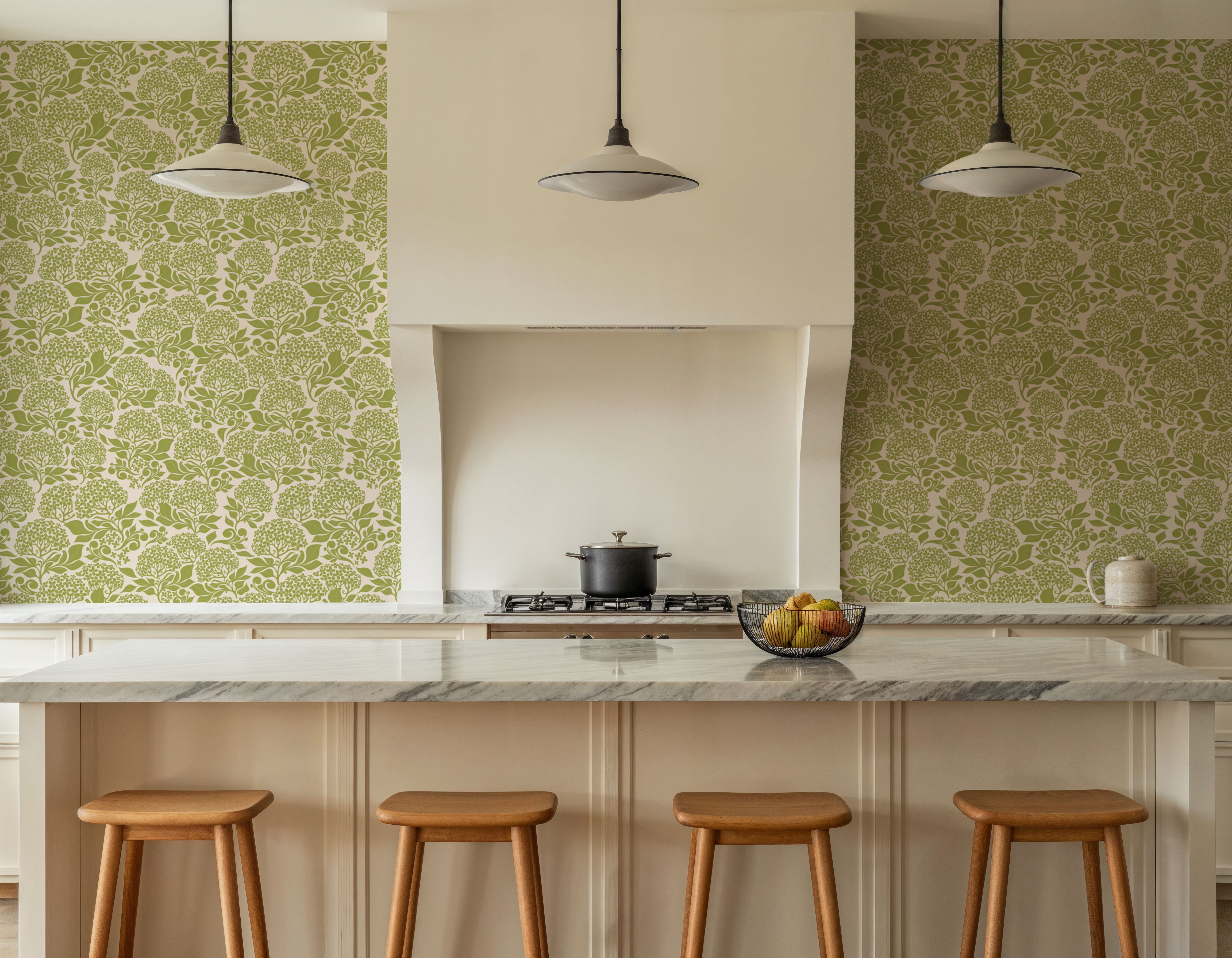 Hydrangea, Fresh Green