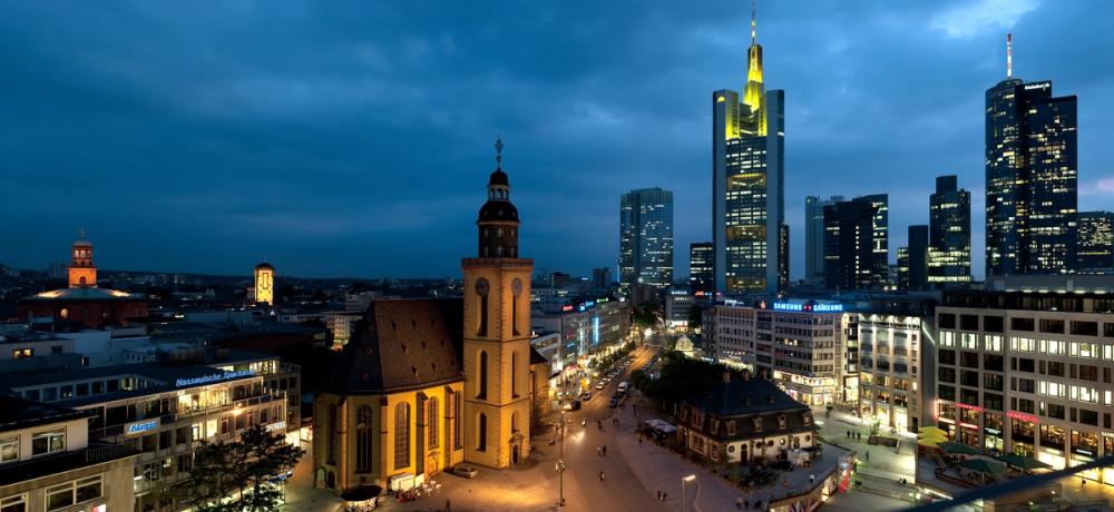 Sky Blue Twilight Metropolis