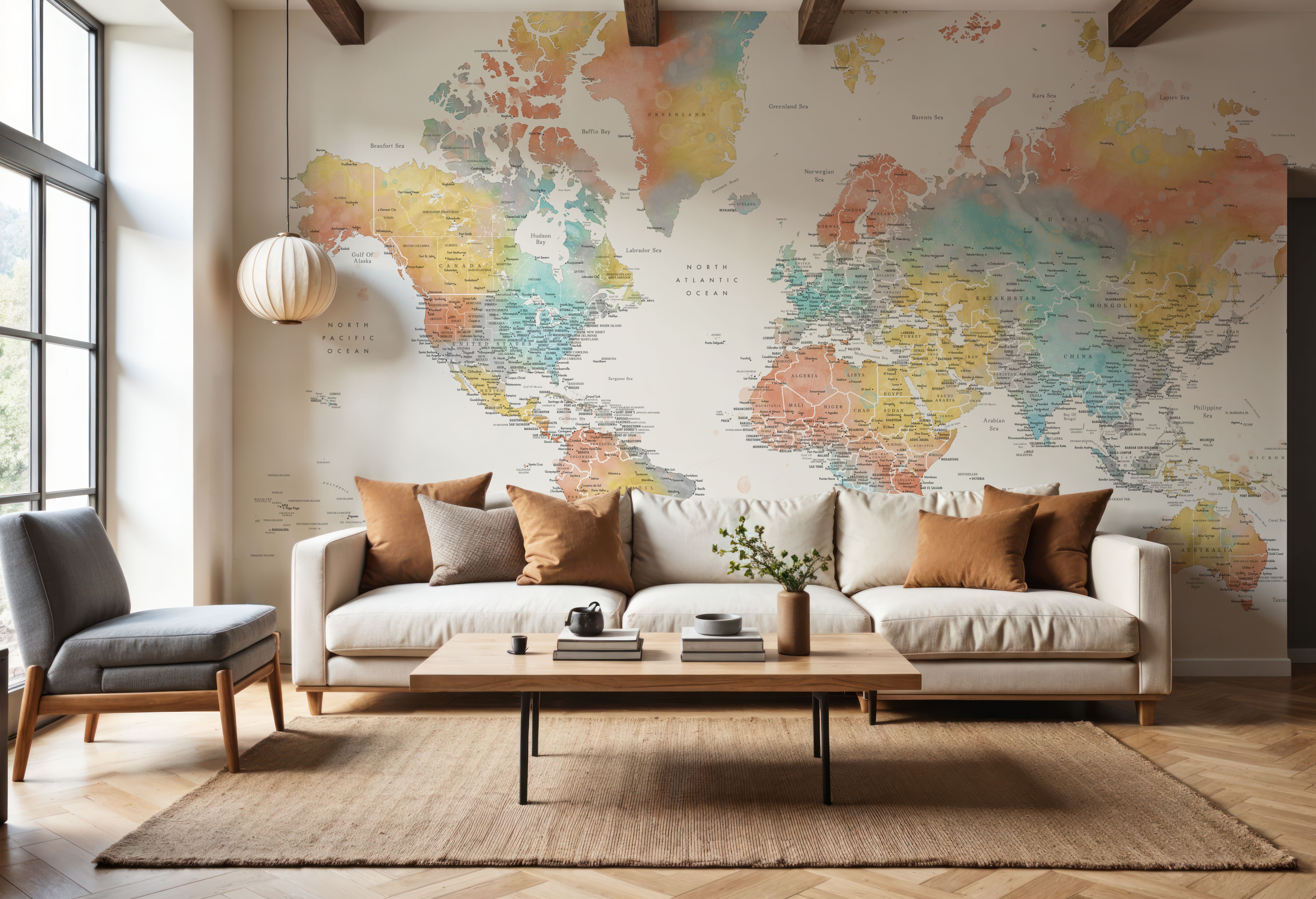 World Map Cities - Fifi