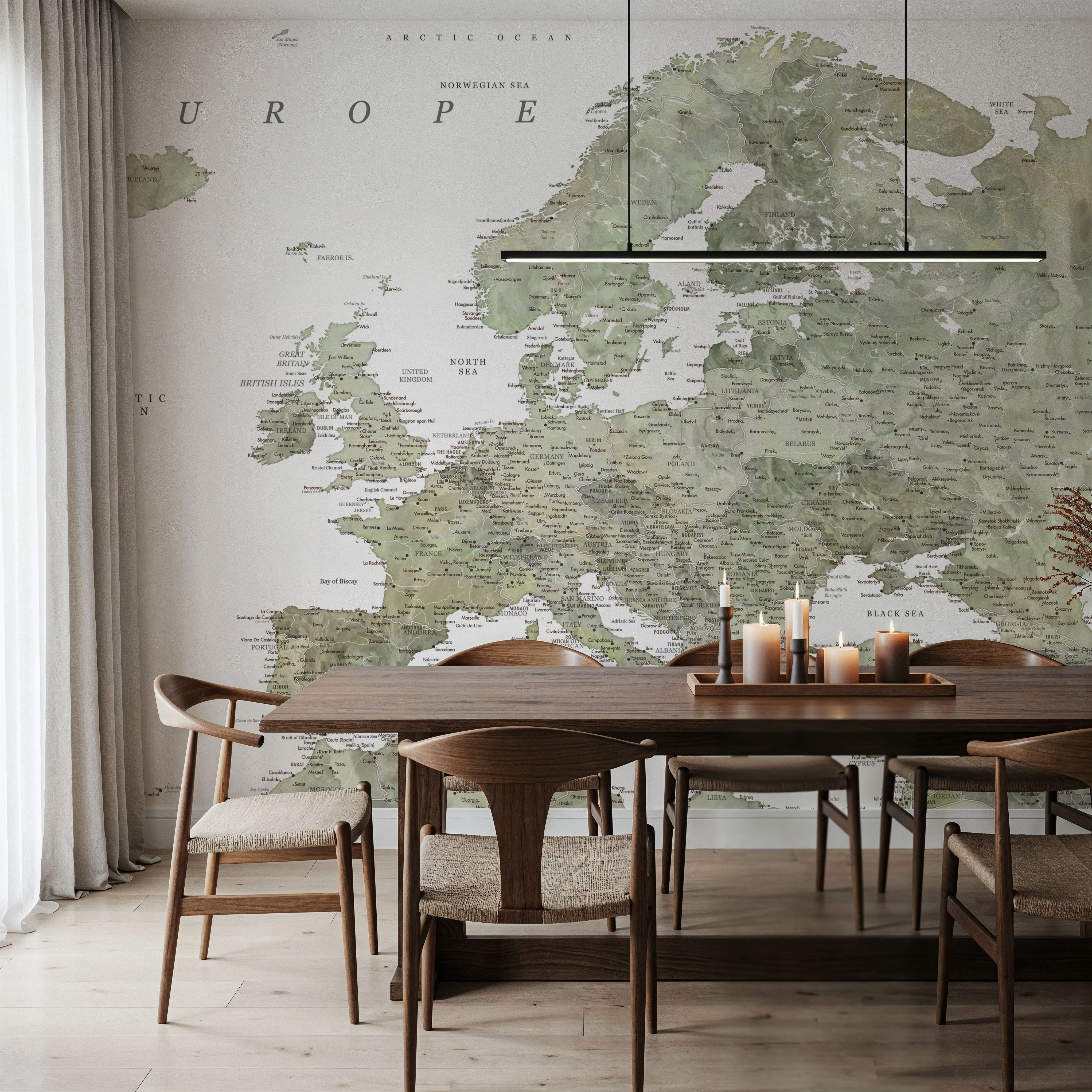 Europe Map Detailed - Livia