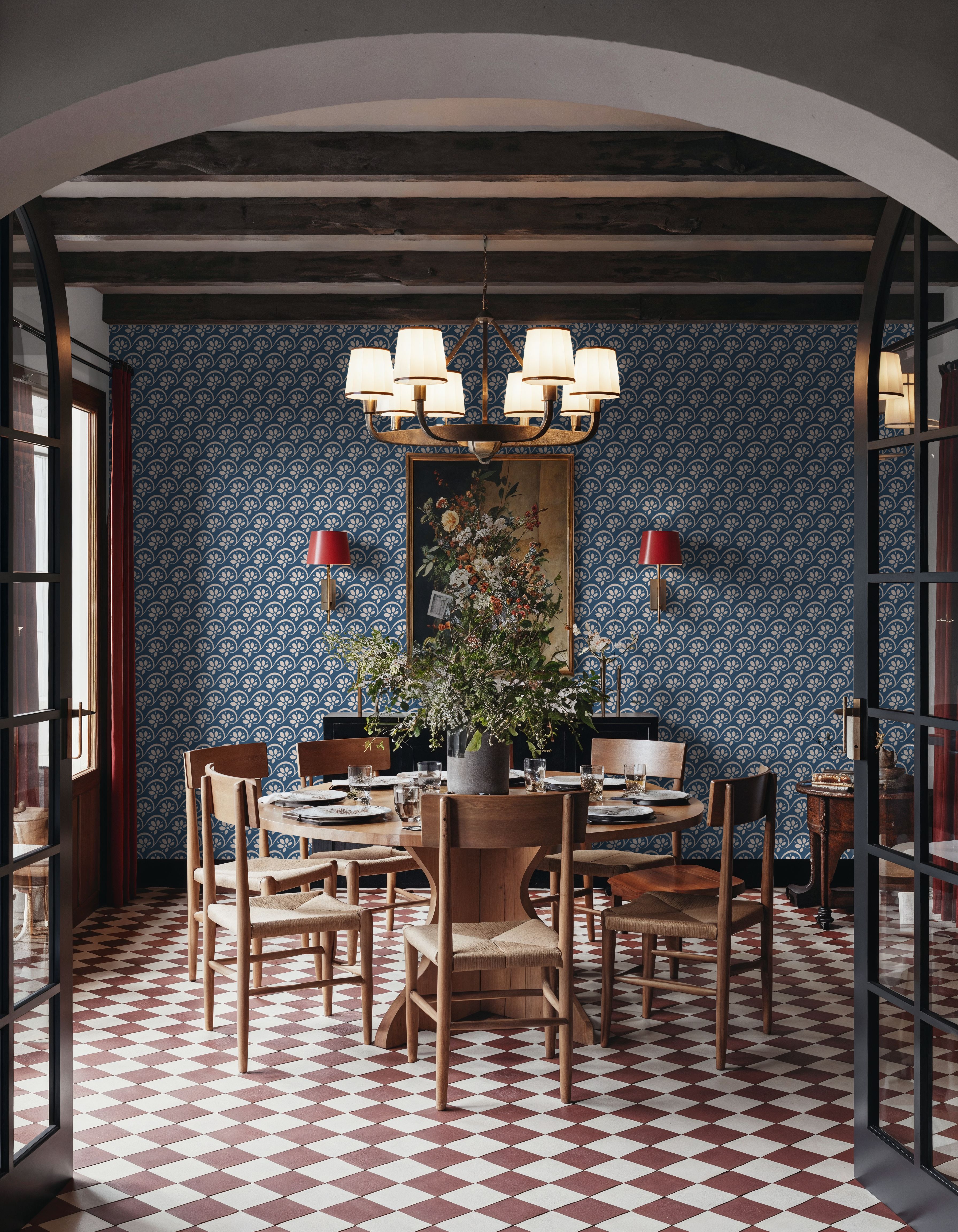 A Sea of Flowers, Carte da parati