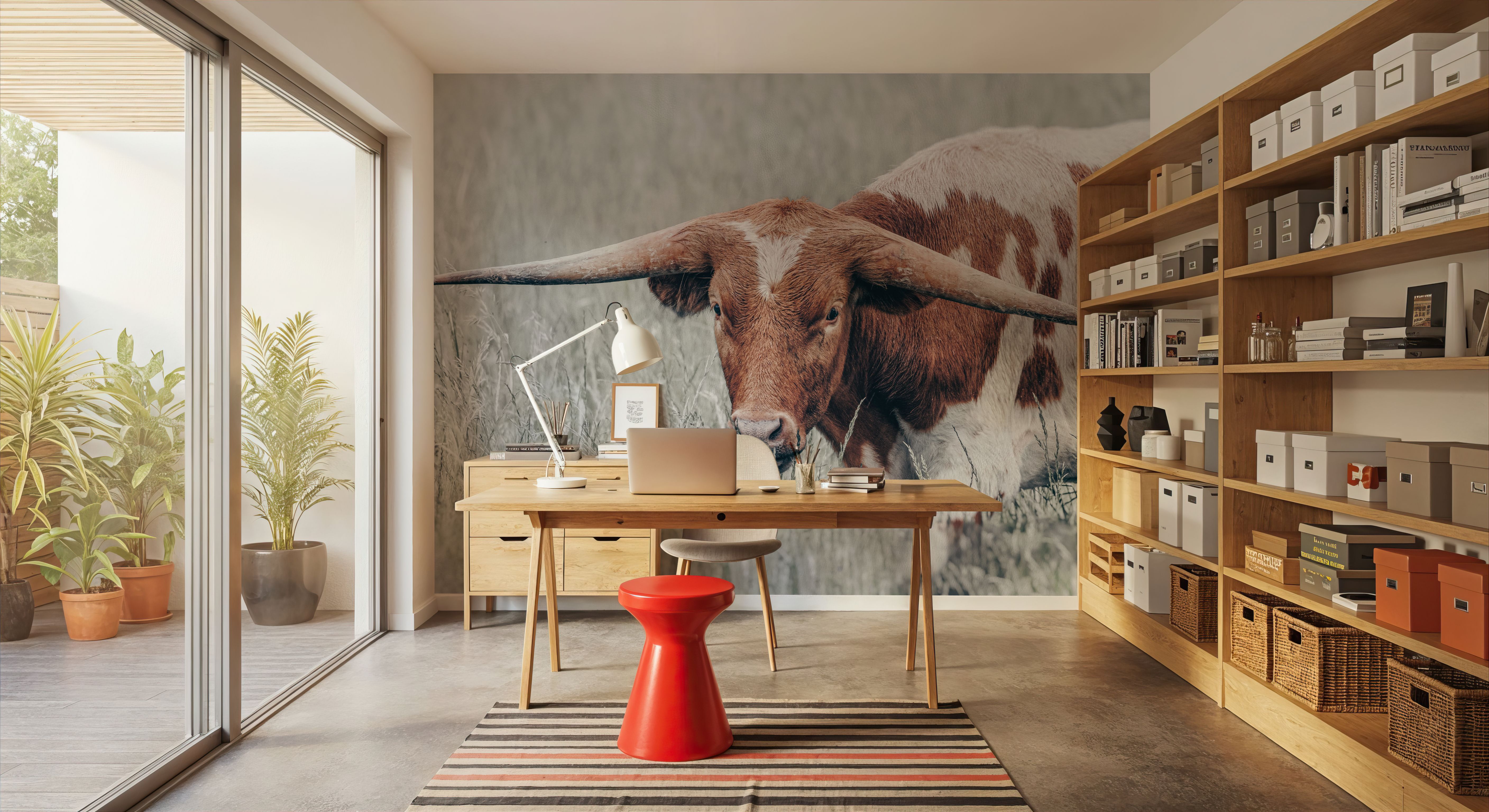 Rainy Pasture I, Wallpaper