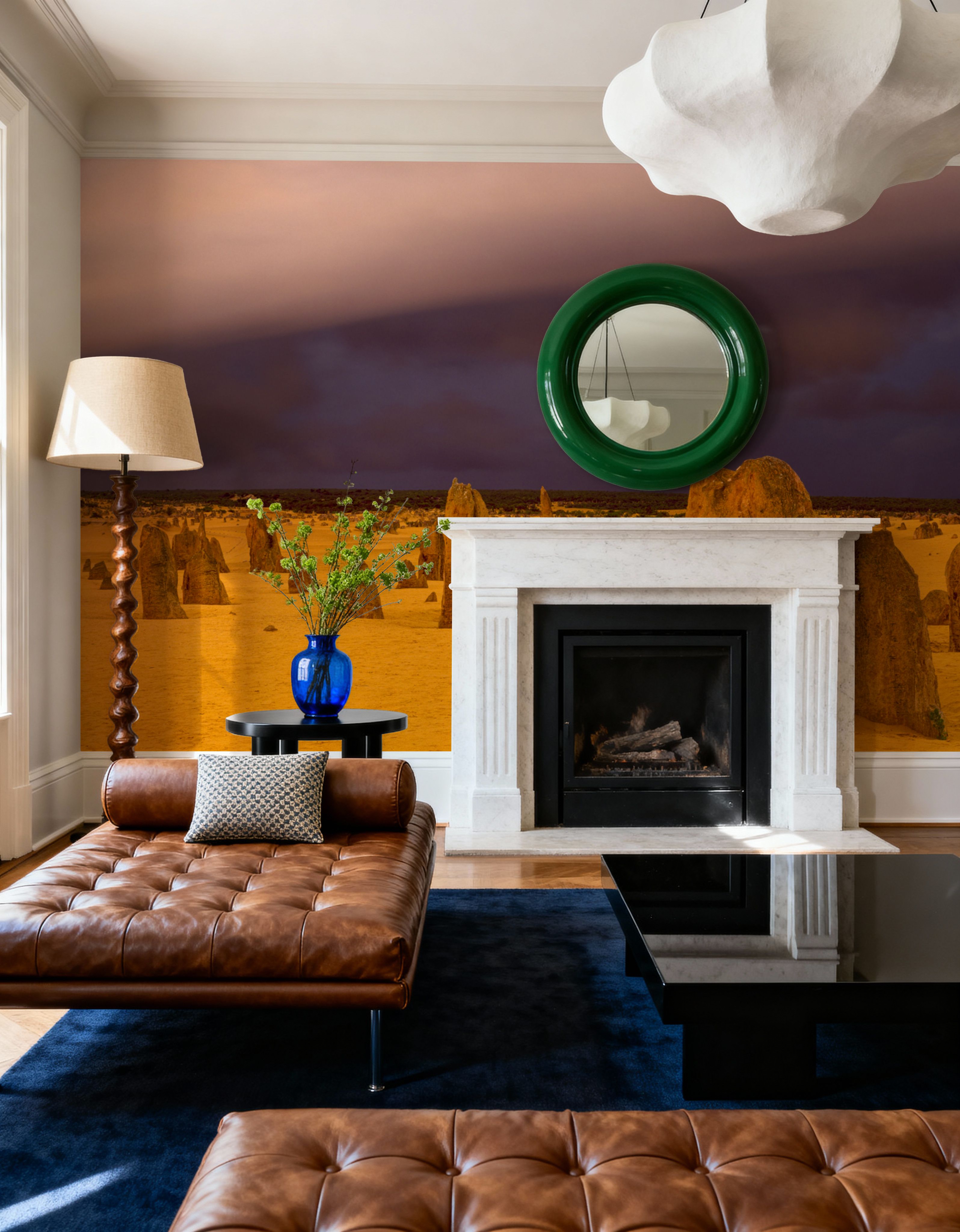 Storm Clouds and Rocks