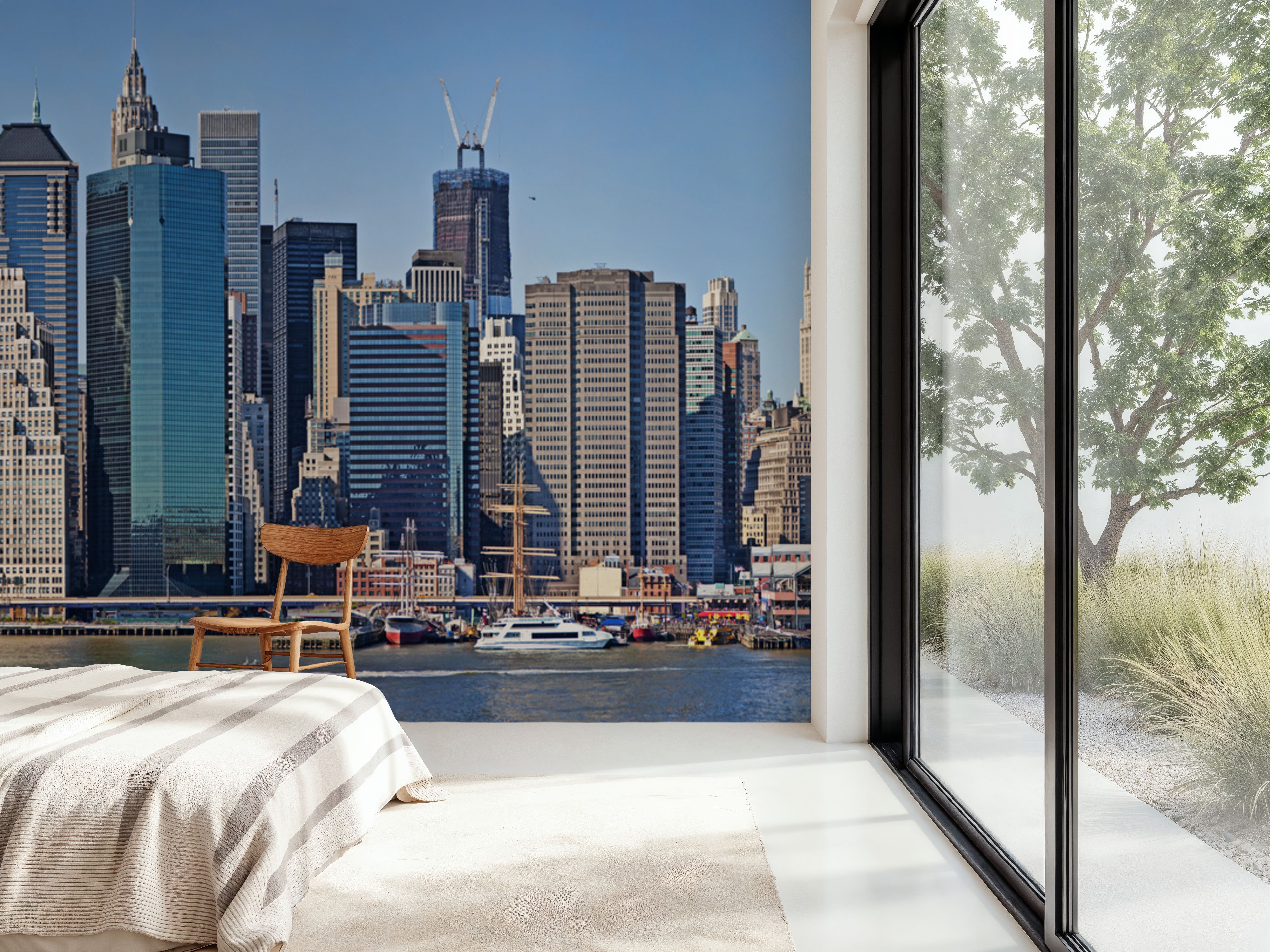 Urban Waterfront Panorama