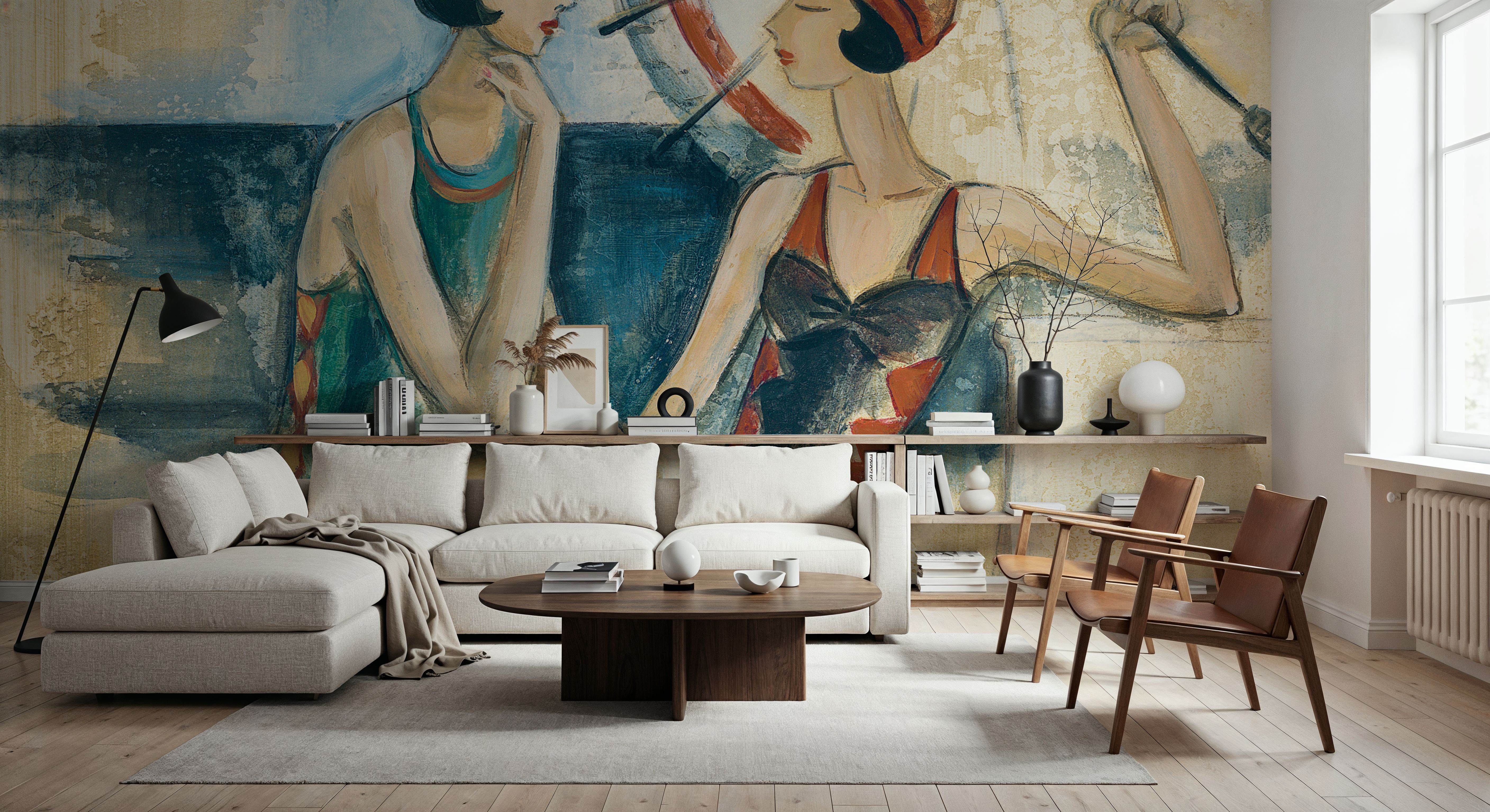 Bathing Beauties I, Wallpaper