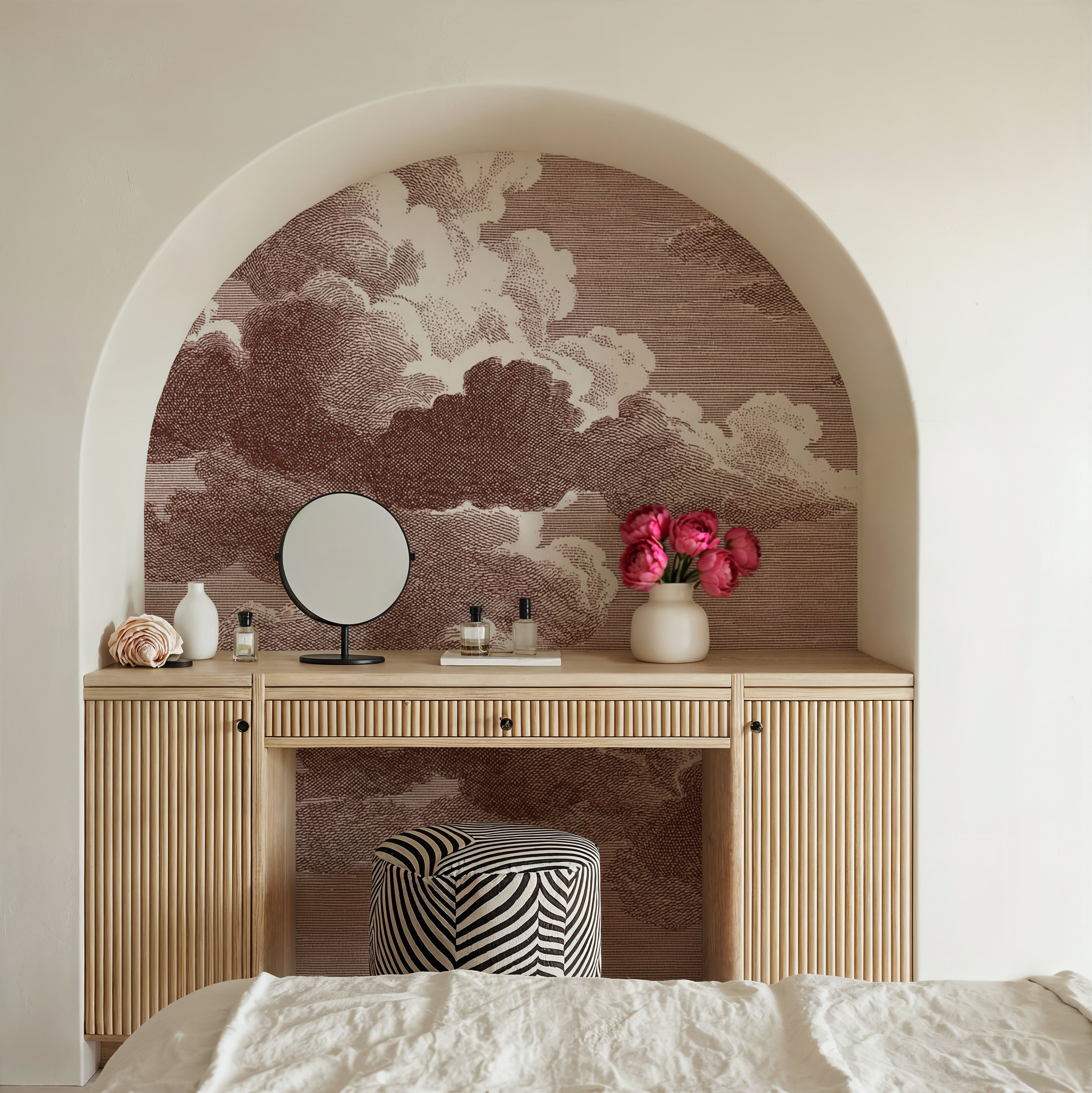 Intaglio Clouds, Chocolate