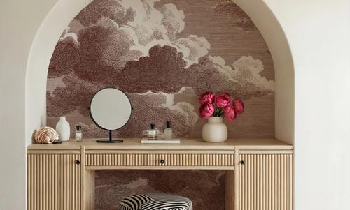 Intaglio Clouds, Chocolate