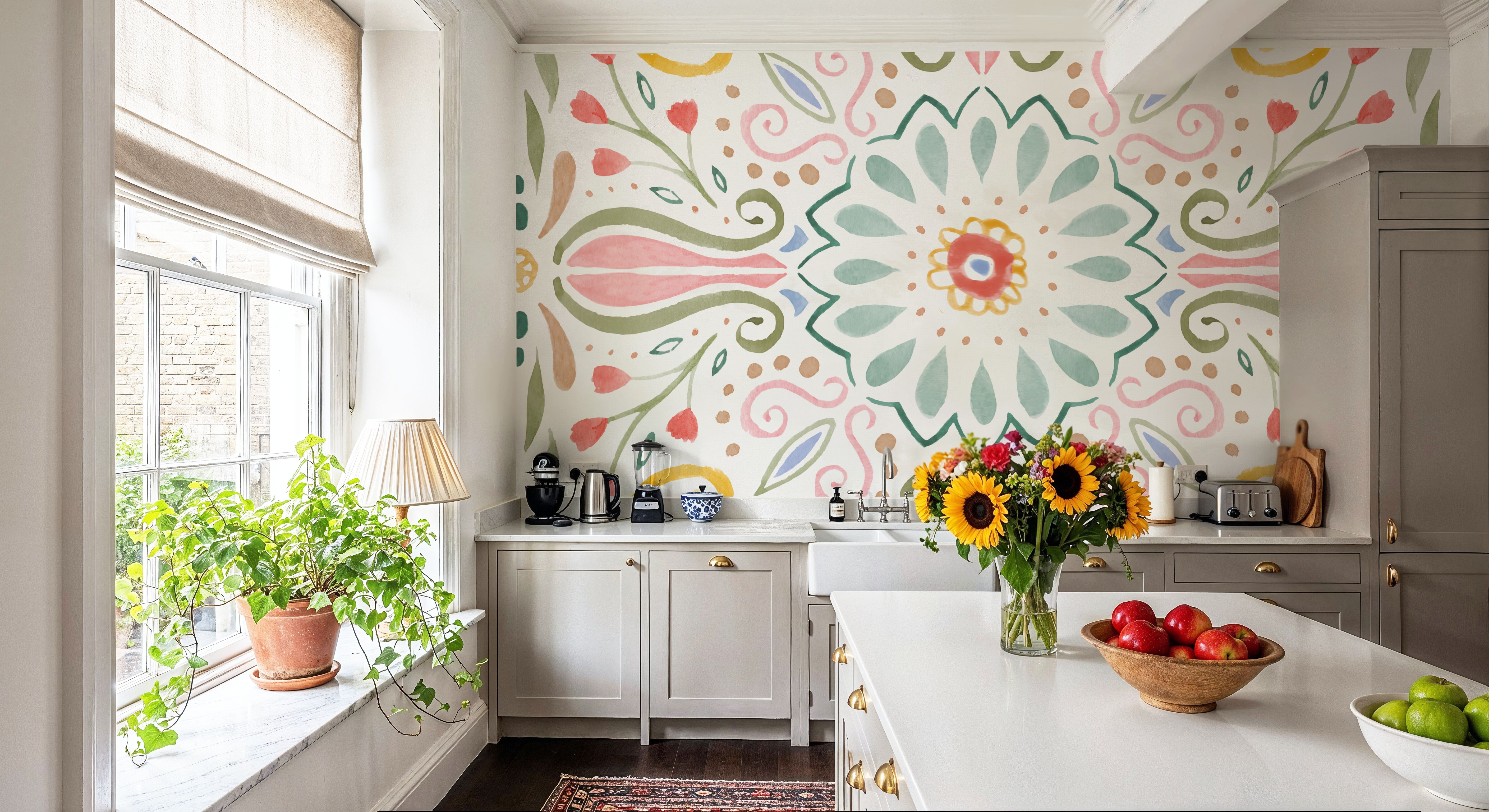 Wild Blooms IX, Wallpaper