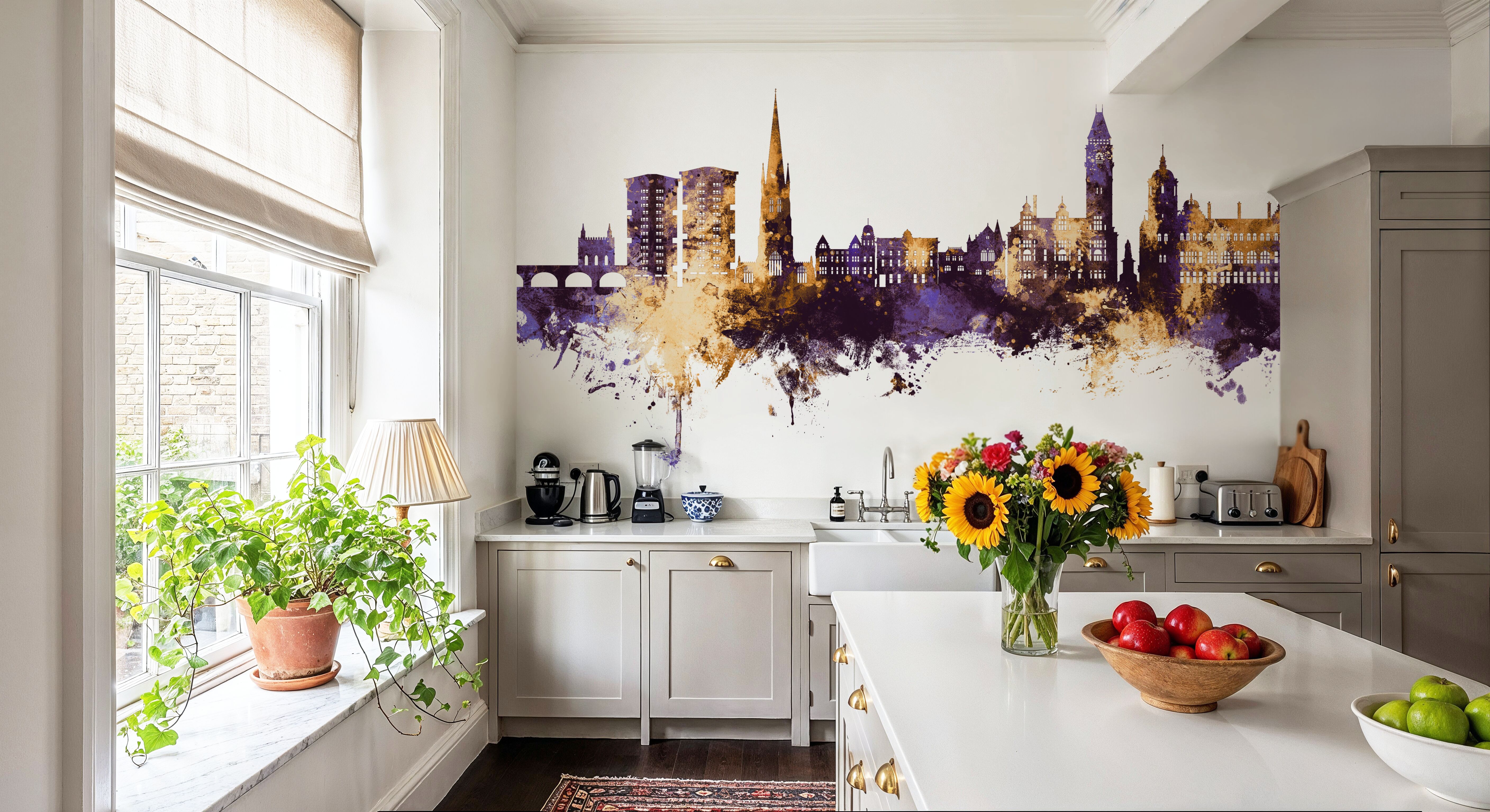 Wakefield England Skyline Purple & Gold
