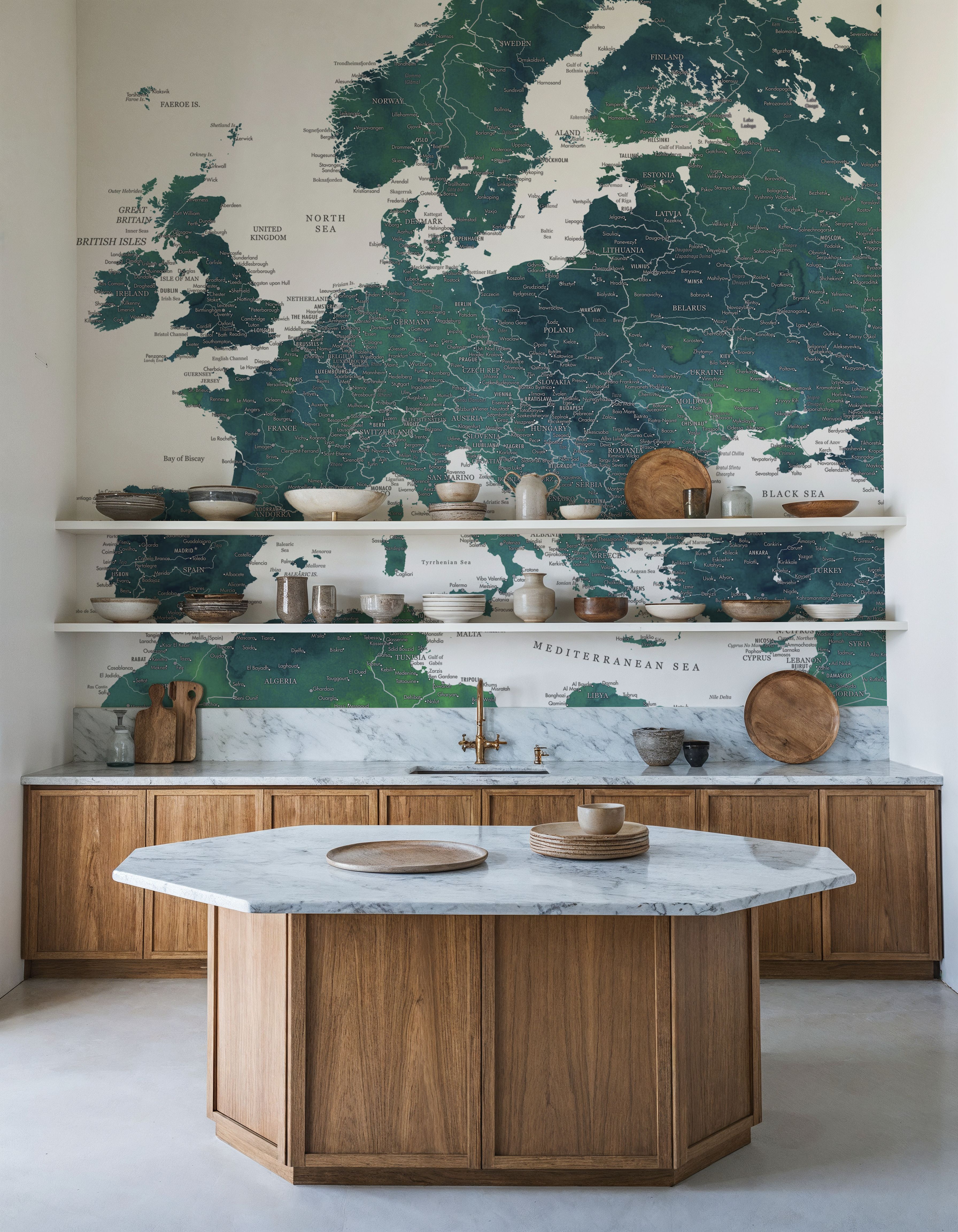 Europe Map Detailed - Nyla